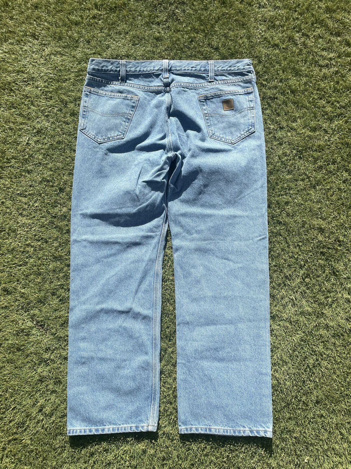 Carhartt Vintage Carhartt Blue Jeans Men’s Size 42x32 B480 LVB Denim Size US 42 / EU 58 - 5 Thumbnail