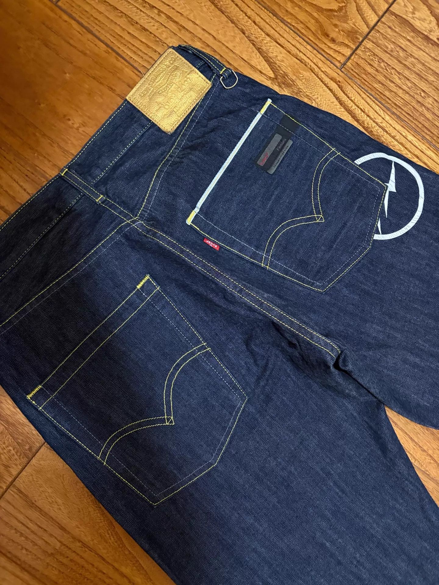 Levi's Levi's Fenom Raw 207 W32 Jeans Light Golden Selvedge Gold Size US 32 / EU 48 - 6 Thumbnail