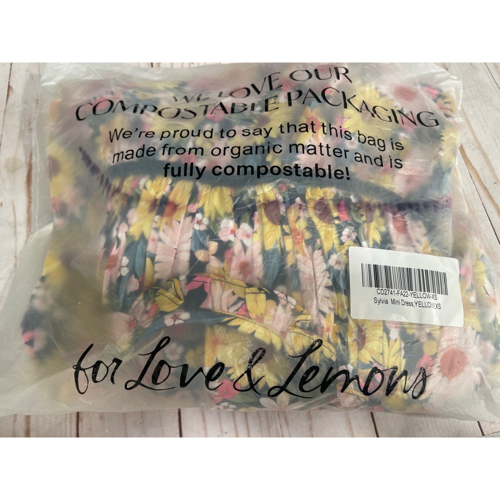 For Love & Lemons For Love & Lemons Sylvia Mini Dress in Daisy Garden Print Size XS / US 0-2 / IT 36-38 - 7 Thumbnail