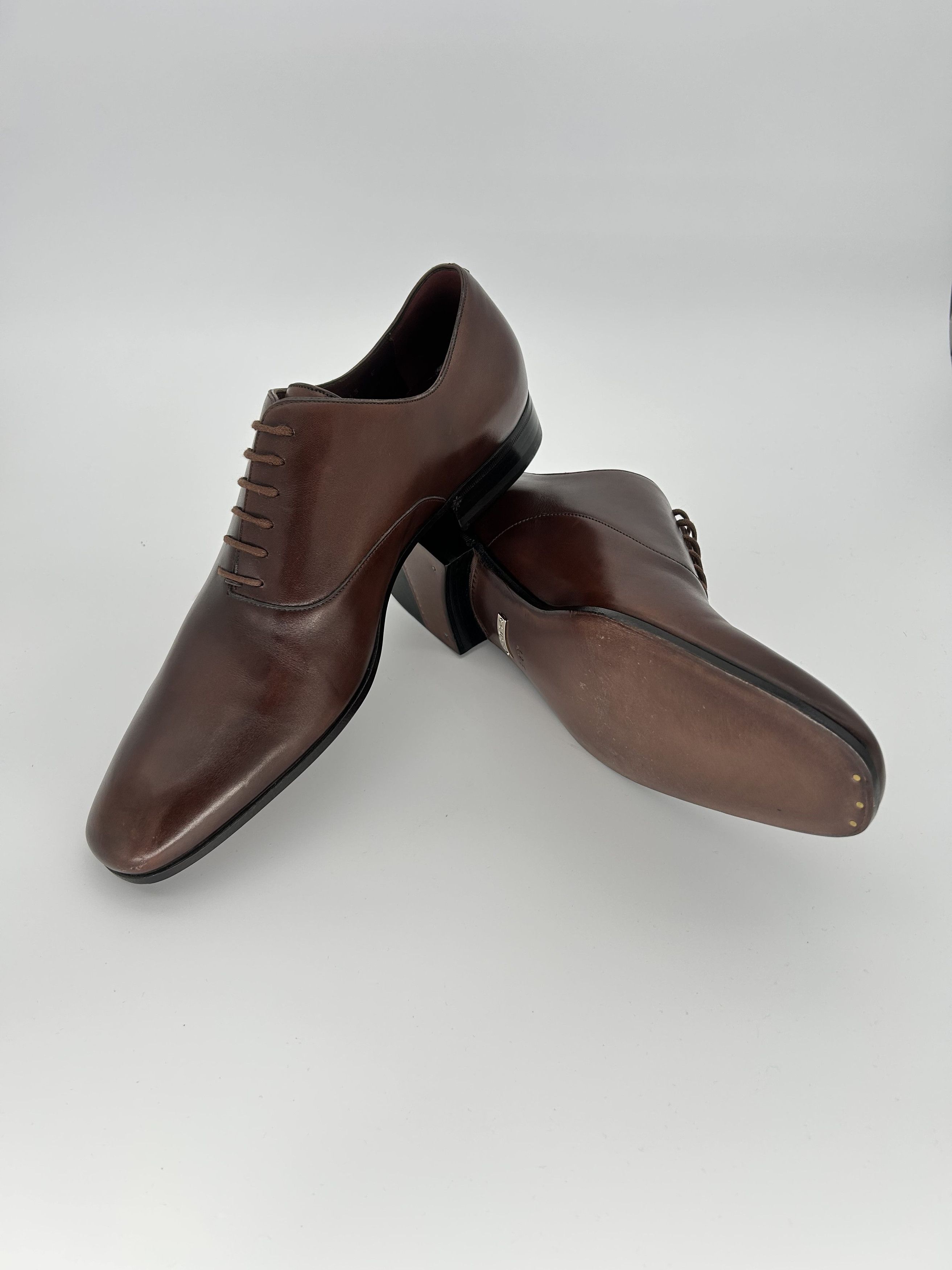 Gucci Gucci Brown '2 Piece' Leather Oxford Shoe Size US 10 / EU 43 - 4 Thumbnail