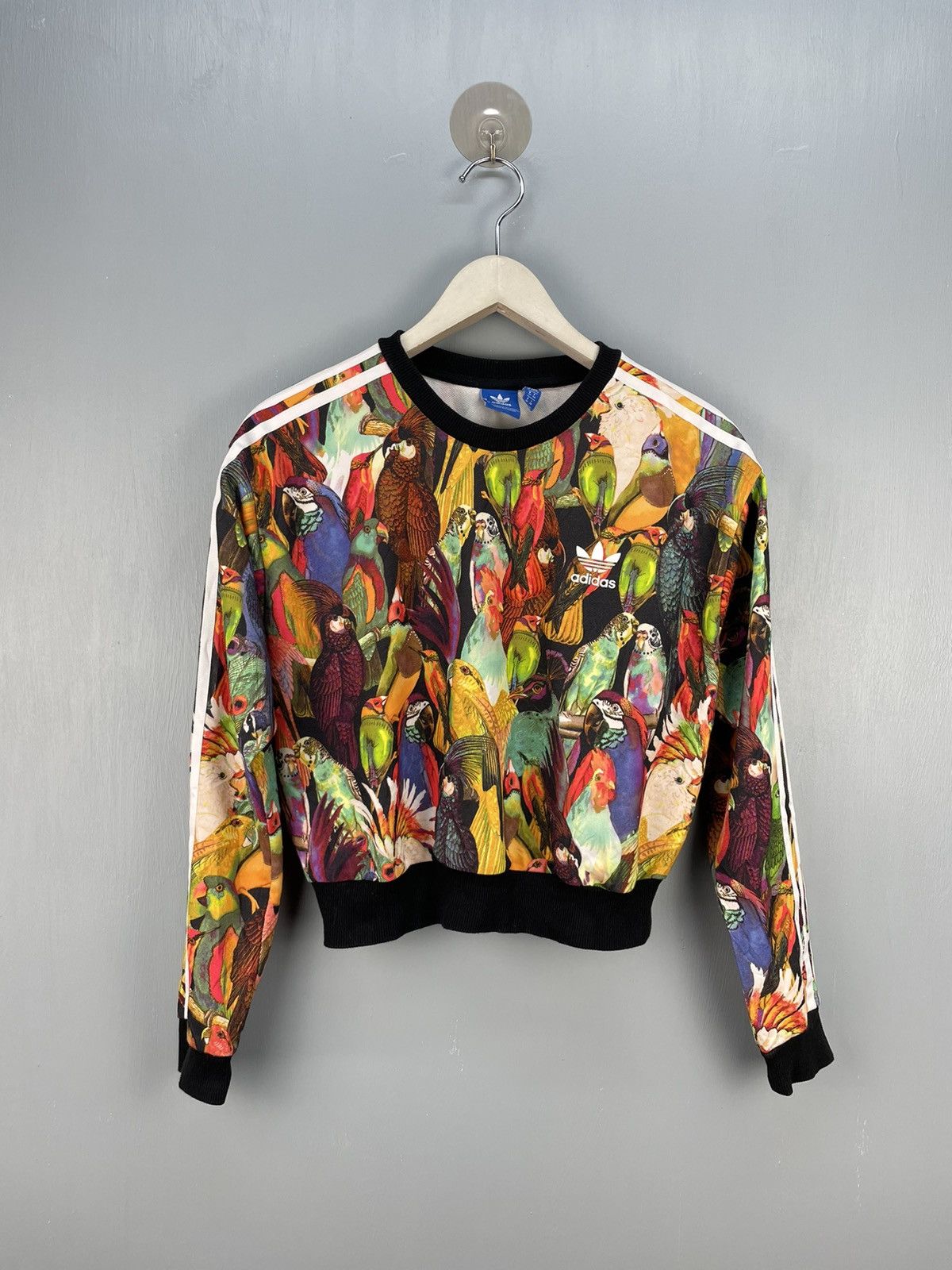 Adidas Adidas overprinted bird photos sweatshirt Size XS / US 0-2 / IT 36-38 - 1 Thumbnail