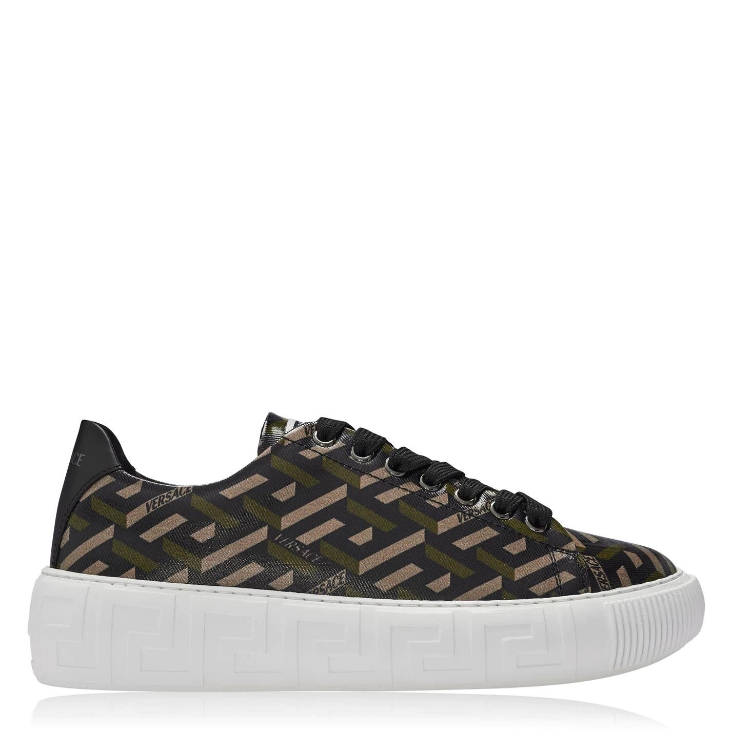 Versace Versace Greca Low Top Sneakers Women's Size US 7 EU 37 Size US 7 / IT 37 - 1 Thumbnail