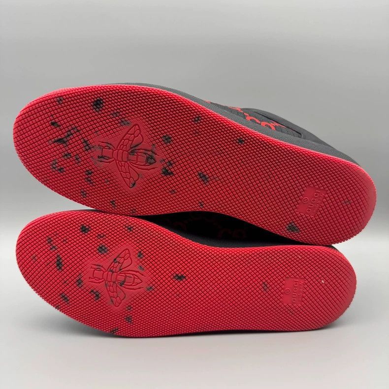 Gucci gucci limited edition black red sneakers-2507 Size US 8 / EU 41 - 4 Thumbnail