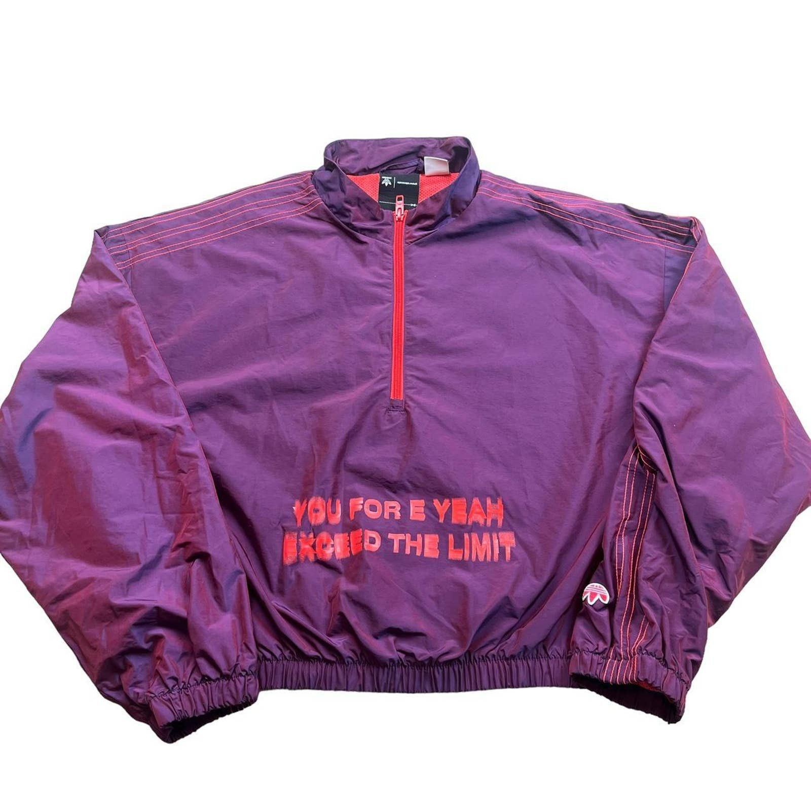 Image of Adidas X Alexander Wang Purple Track Pullover, Women's (Size Small)