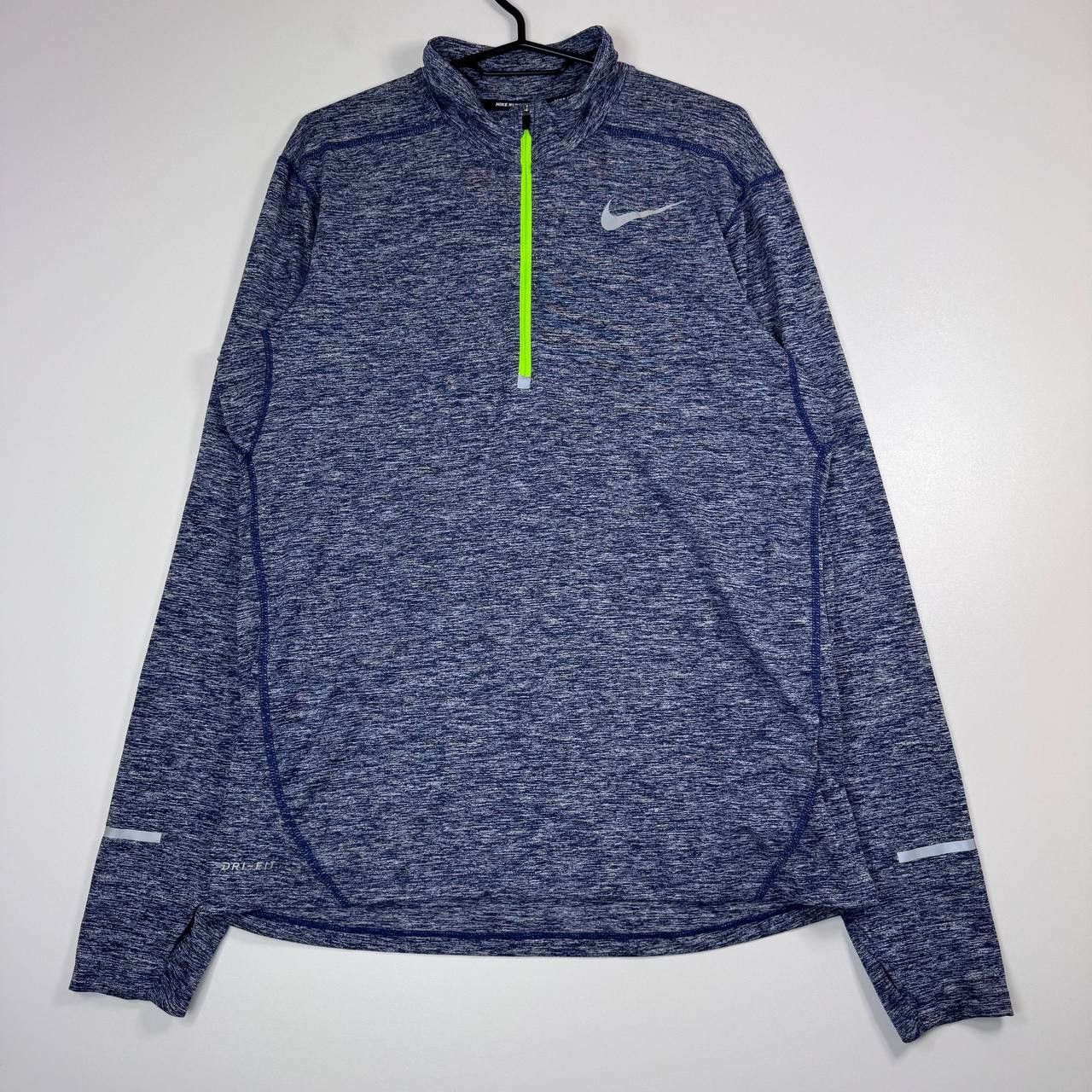 Nike Nike Dri Fit Running Pullover Blue Long Sleeve Size M Size US M / EU 48-50 / 2 - 1 Thumbnail