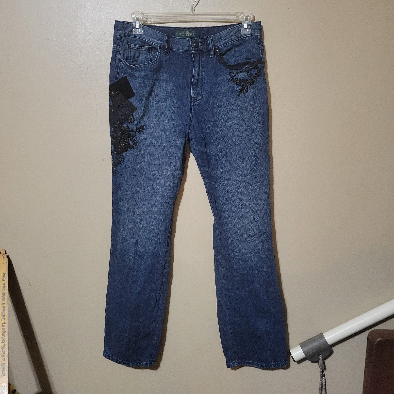 Lauren Ralph Lauren Lauren Ralph Lauren Blue Classic Straight Embezzled •12 Size 34" / US 12 / IT 48 - 1 Thumbnail
