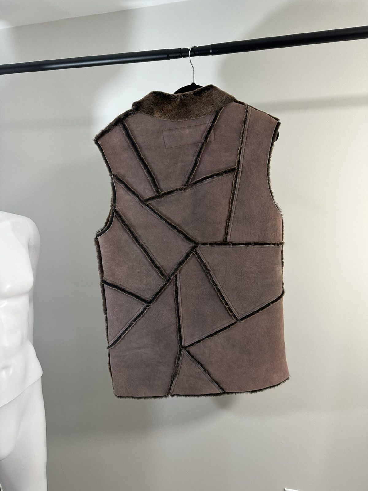 Acne Studios Acne Studios Shearling color block Vest Size US M / EU 48-50 / 2 - 4 Thumbnail
