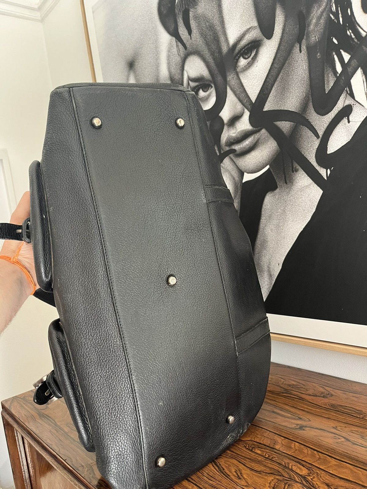 Giorgio Armani Week-end bag cuir Giorgio Armani Size ONE SIZE - 8 Thumbnail