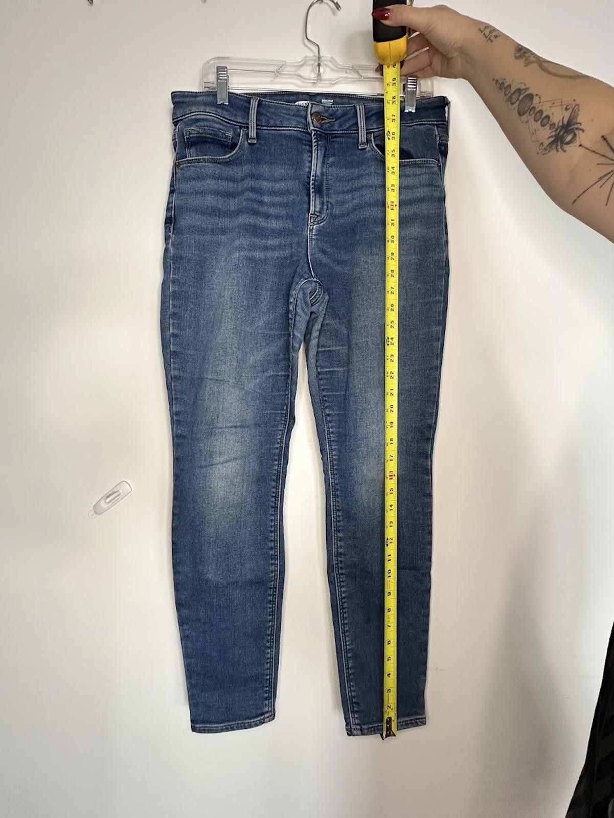 Old Navy Old Navy Rockstar Skinny High Rise w/ Built In Warm - Sz. 12 Size 34" / US 12 / IT 48 - 3 Thumbnail