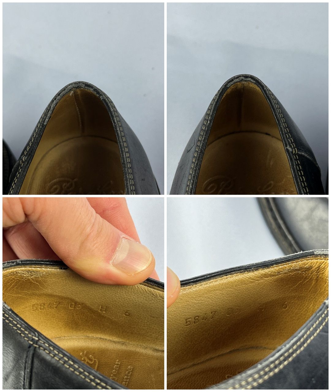Genuine Leather × Paraboot Paraboot Avignon Leather Shoes Size UK 6 US 7 EU 40 MM 250 Size US 7 / EU 40 - 18 Thumbnail
