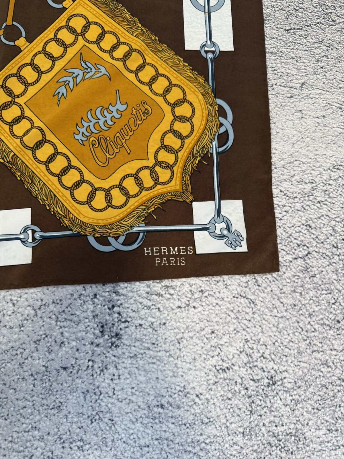 Other Vintage Inspired Hermes Style Scarf Equestrian Print Size ONE SIZE - 2 Thumbnail