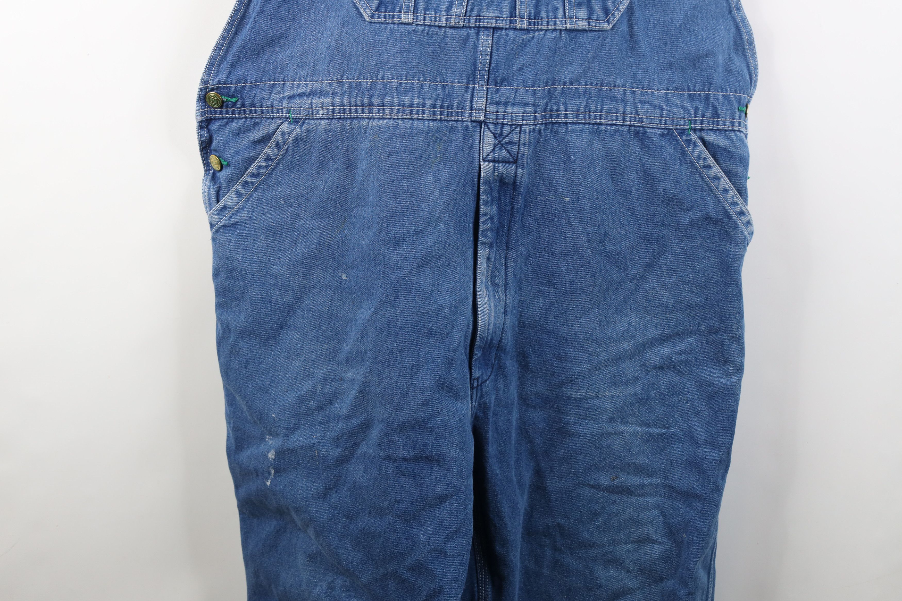 Vintage Vintage Y2K Streetwear Distressed Wide Leg Denim Overalls Size US 44 / EU 60 - 7 Thumbnail