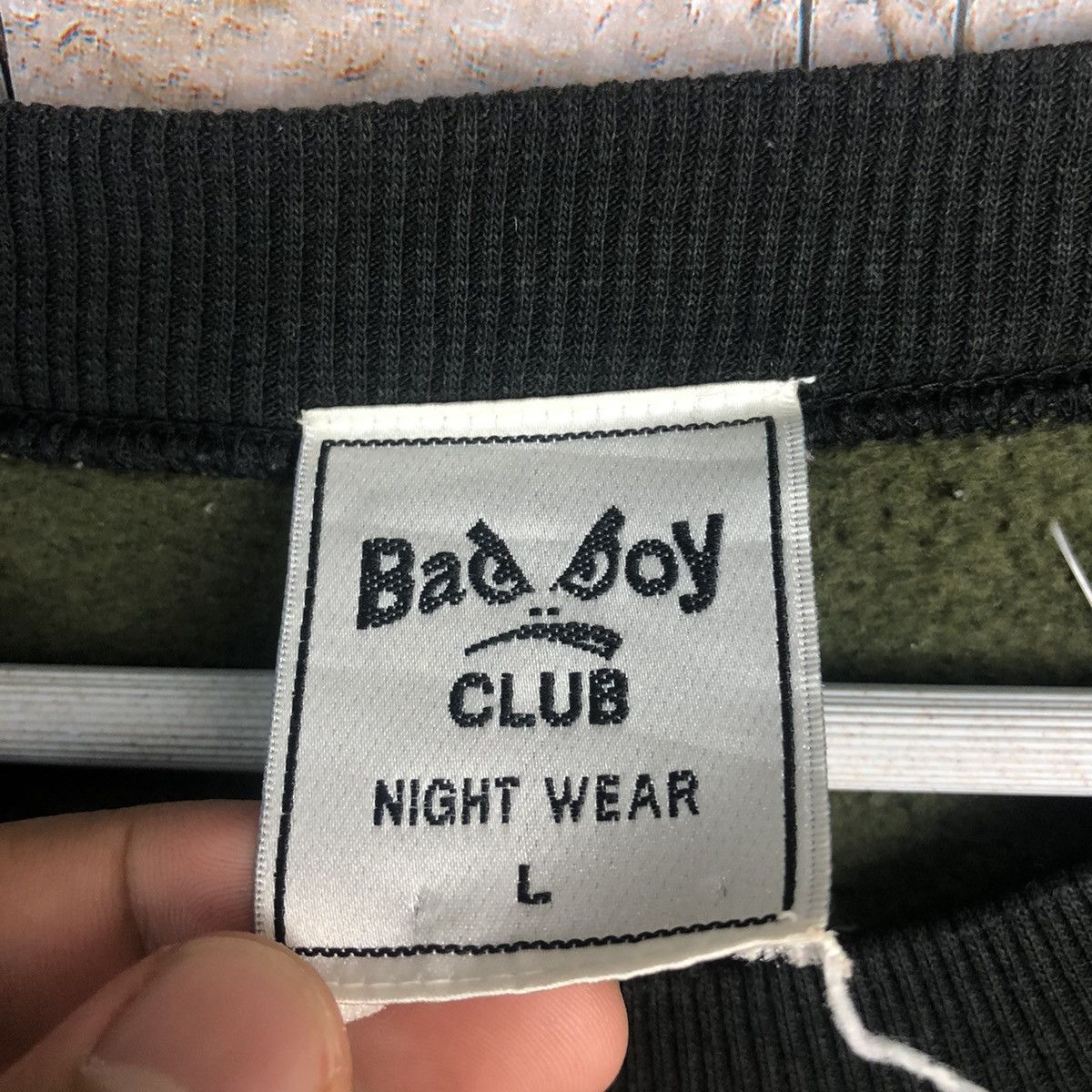 Japanese Brand Bad Boys vintage hip hop rappers Green Sweatshirt #A172 Size US M / EU 48-50 / 2 - 10 Thumbnail