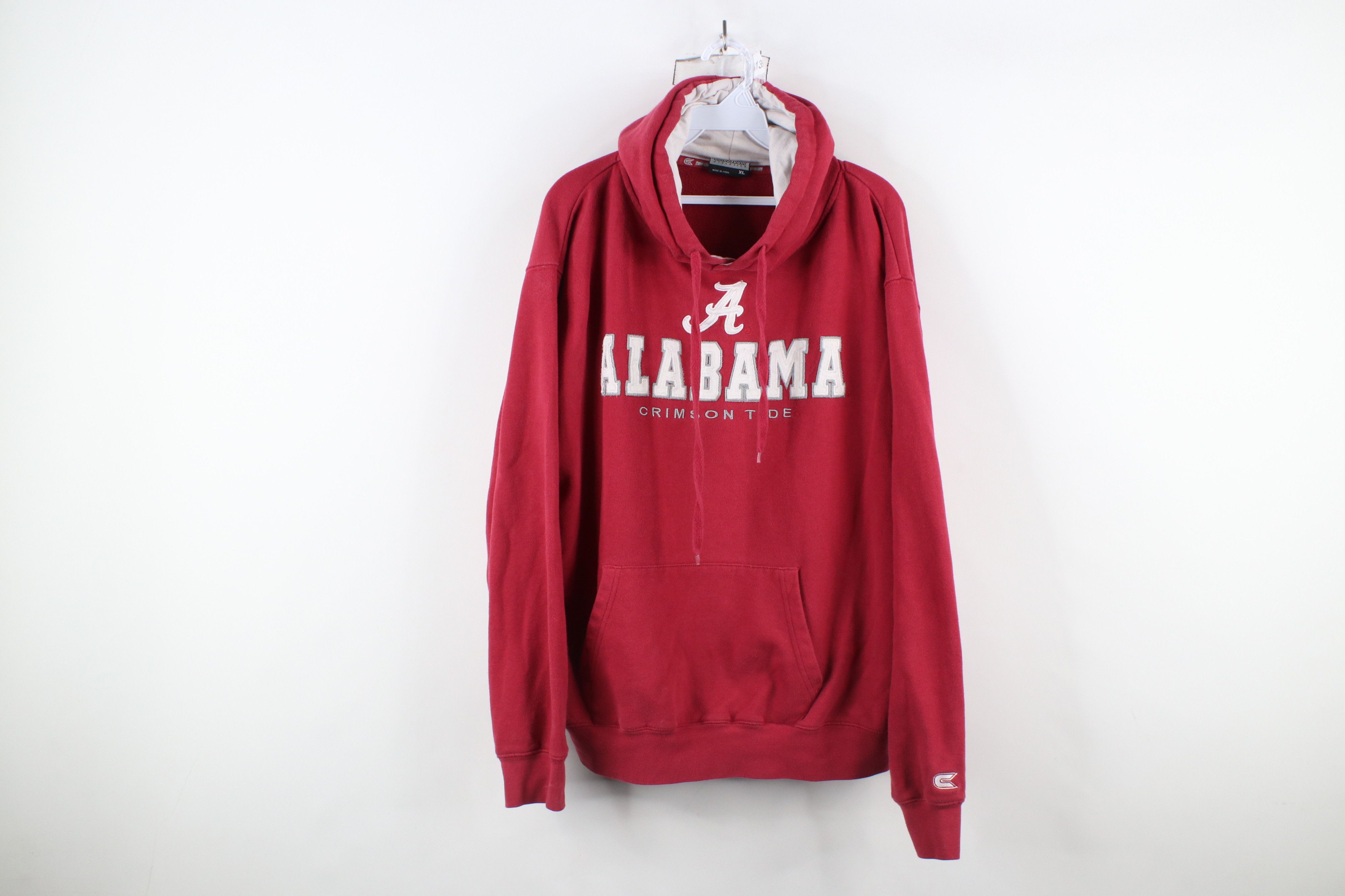 Vintage Vintage 90s Y2K Spell Out University of Alabama Hoodie Red Size US XL / EU 56 / 4 - 1 Thumbnail