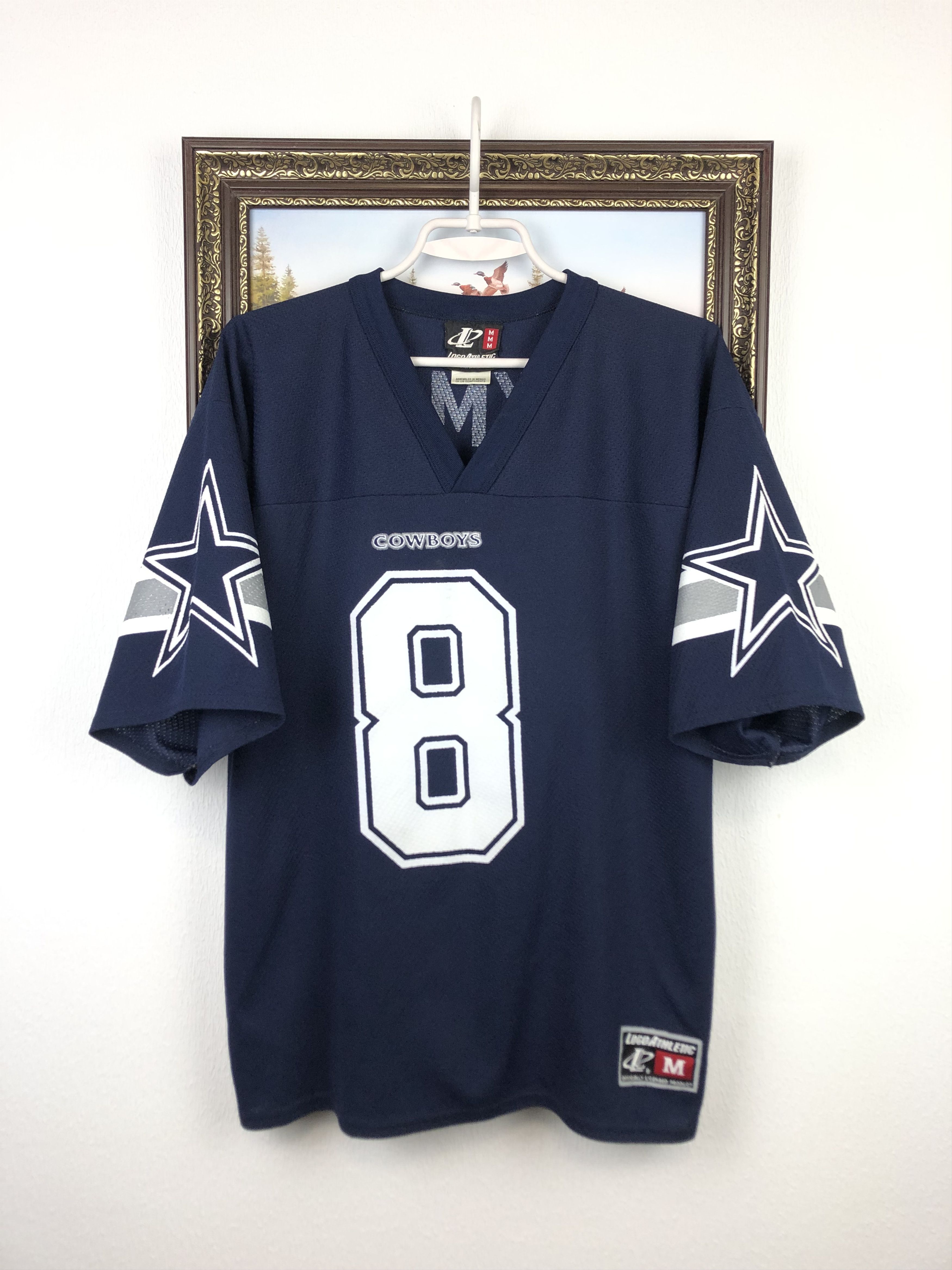 NFL × Vintage Vintage 90's Troy Aikman #8 Dallas Cowboys NFL Jersey Shirt Size US M / EU 48-50 / 2 - 2 Thumbnail