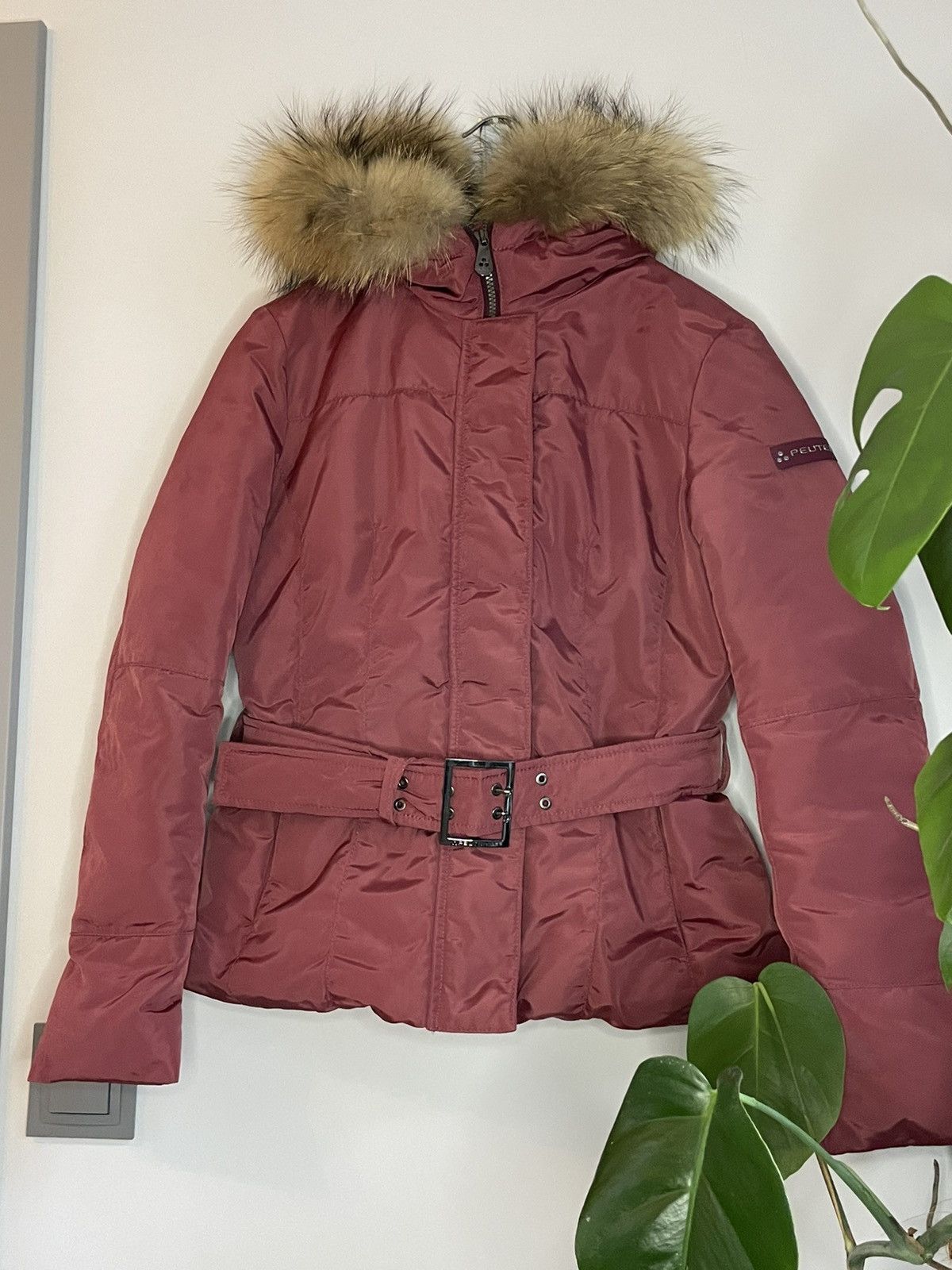 image of Peuterey Jacket With Duck Down in Red, Women's (Size Medium)
