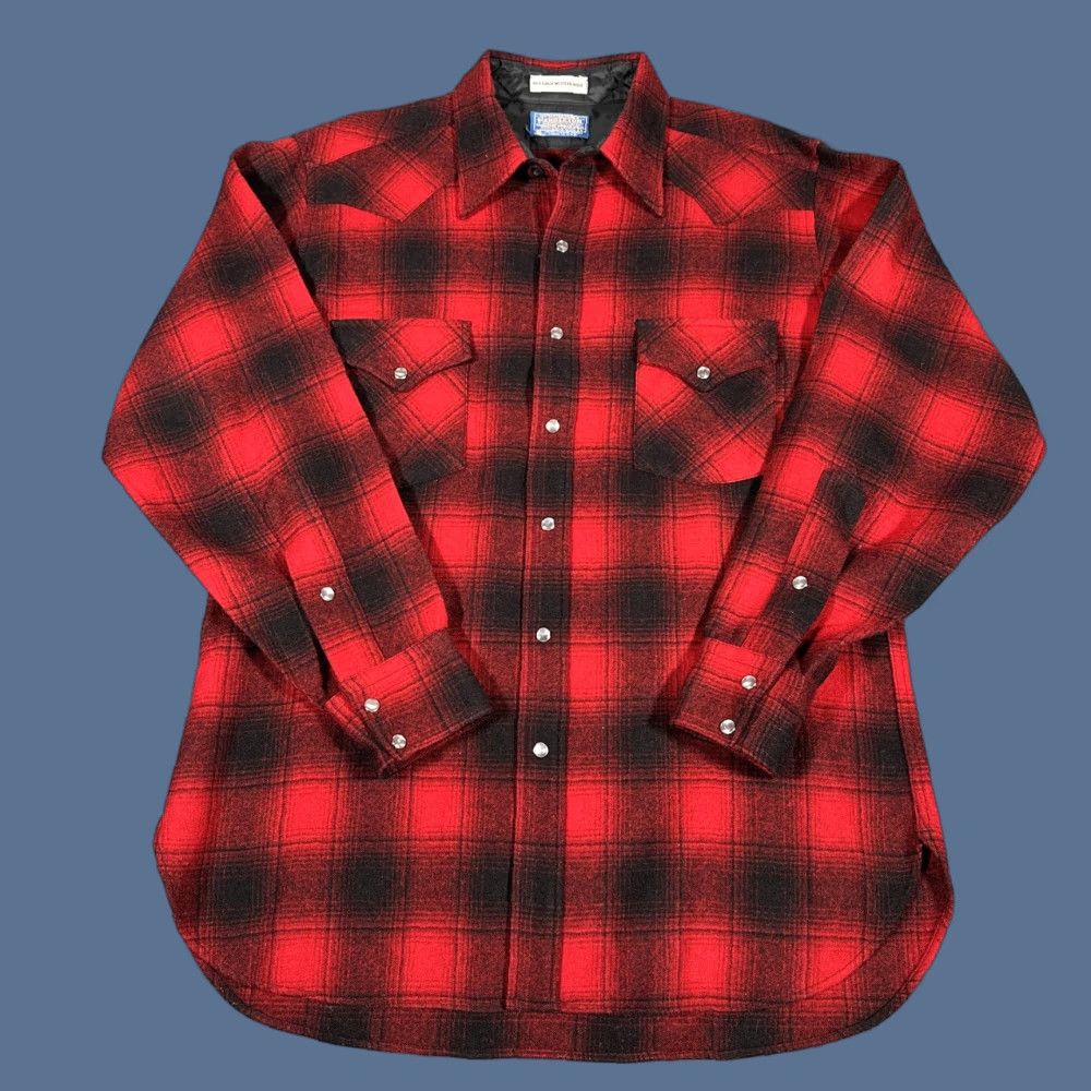 90's PENDLETON XL 90s USA製 PENDLETONペンドルトン オンブレチェック