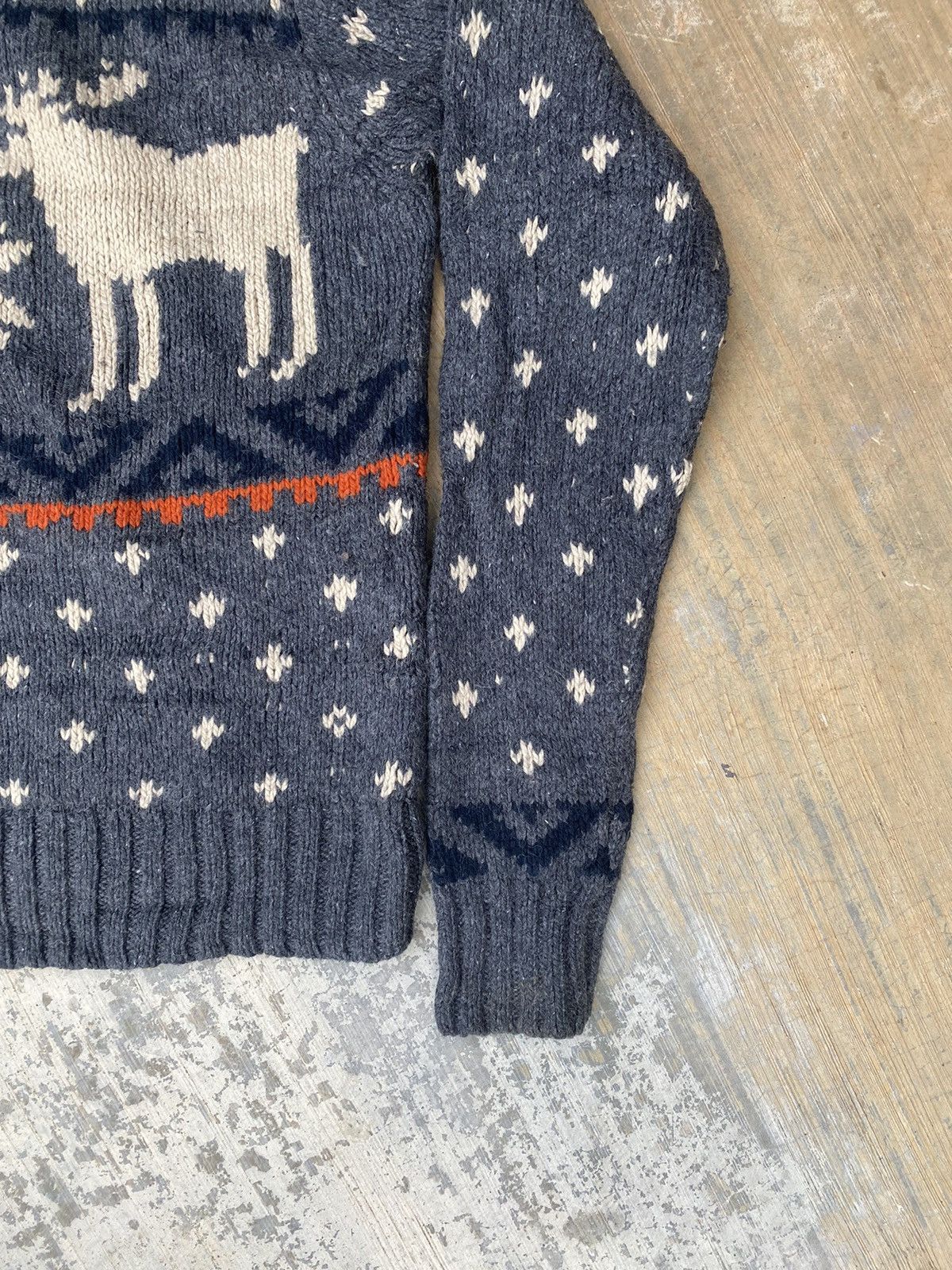 Native × Vintage Nick Danger Cable Knit Sweater Size US S / EU 44-46 / 1 - 4 Thumbnail
