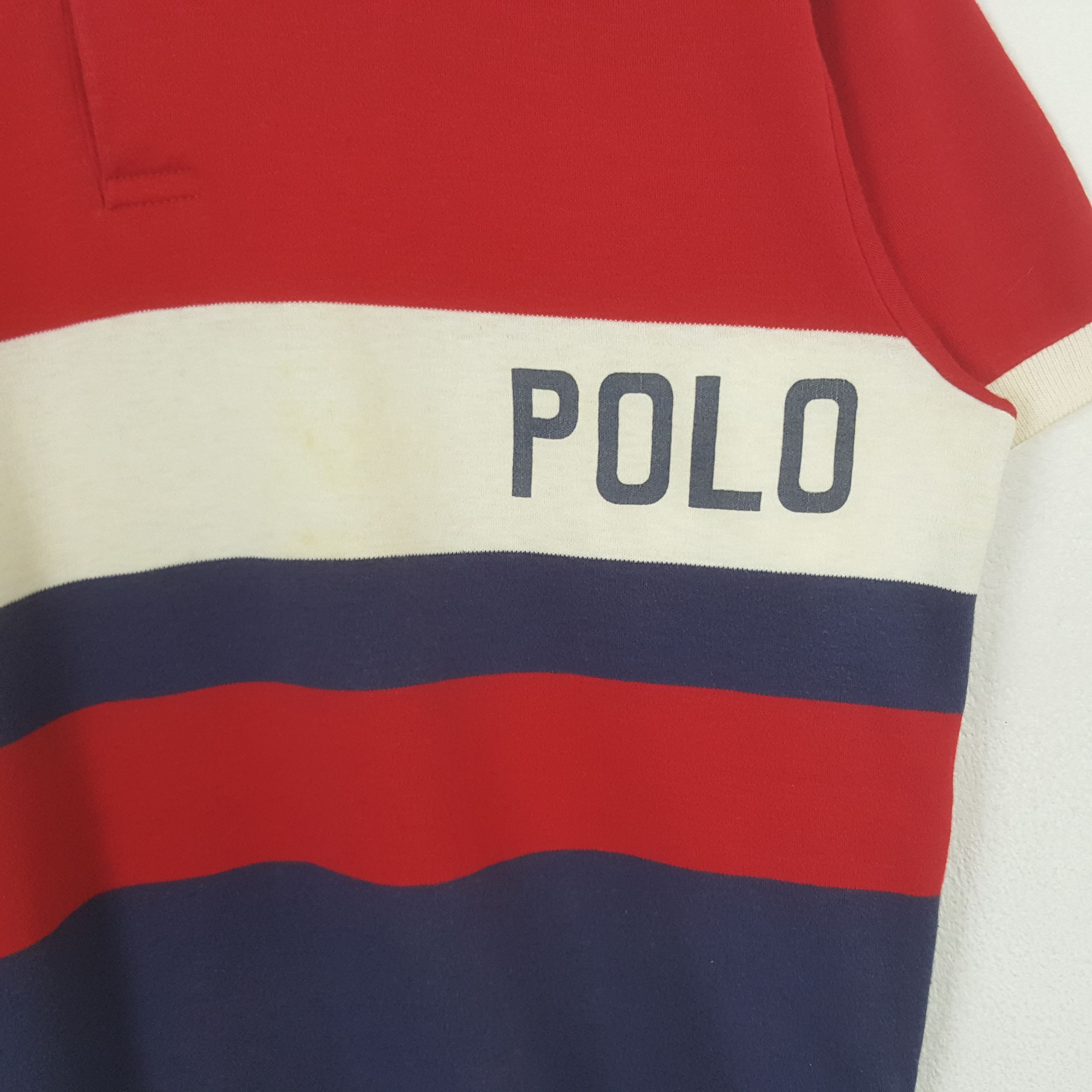 Polo Ralph Lauren Vintage Polo Ralph Lauren American Brand Rugby Polos RR3 Size US L / EU 52-54 / 3 - 2 Thumbnail