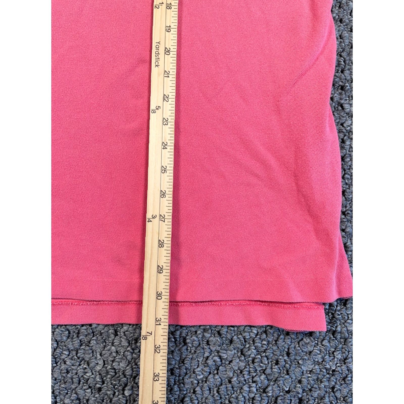 Polo Ralph Lauren Polo Ralph Lauren Classic Pique Polo Shirt Adult XL Dark Pink Embroidered Preppy 90s Mens Size US XL / EU 56 / 4 - 7 Thumbnail
