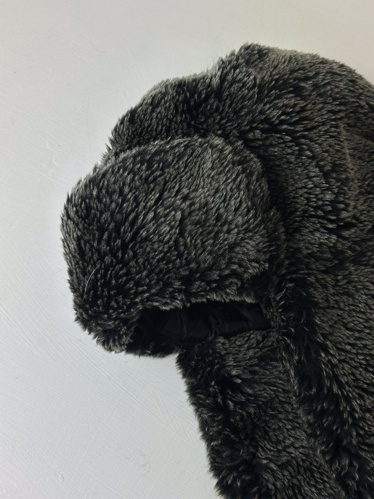 Japanese Brand × Vintage Vintage Crazy Y2k Mohair Fuzzy Hat Ushanka Punk Huge Size ONE SIZE - 6 Thumbnail