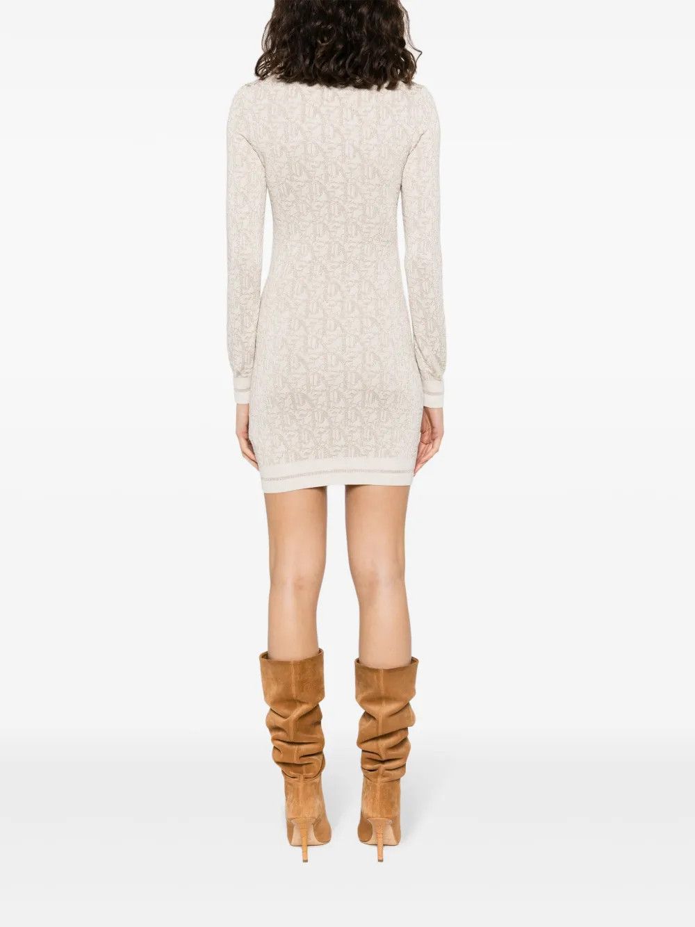 Palm Angels o1y1125 Mini Dress in Beige Size XS / US 0-2 / IT 36-38 - 4 Thumbnail