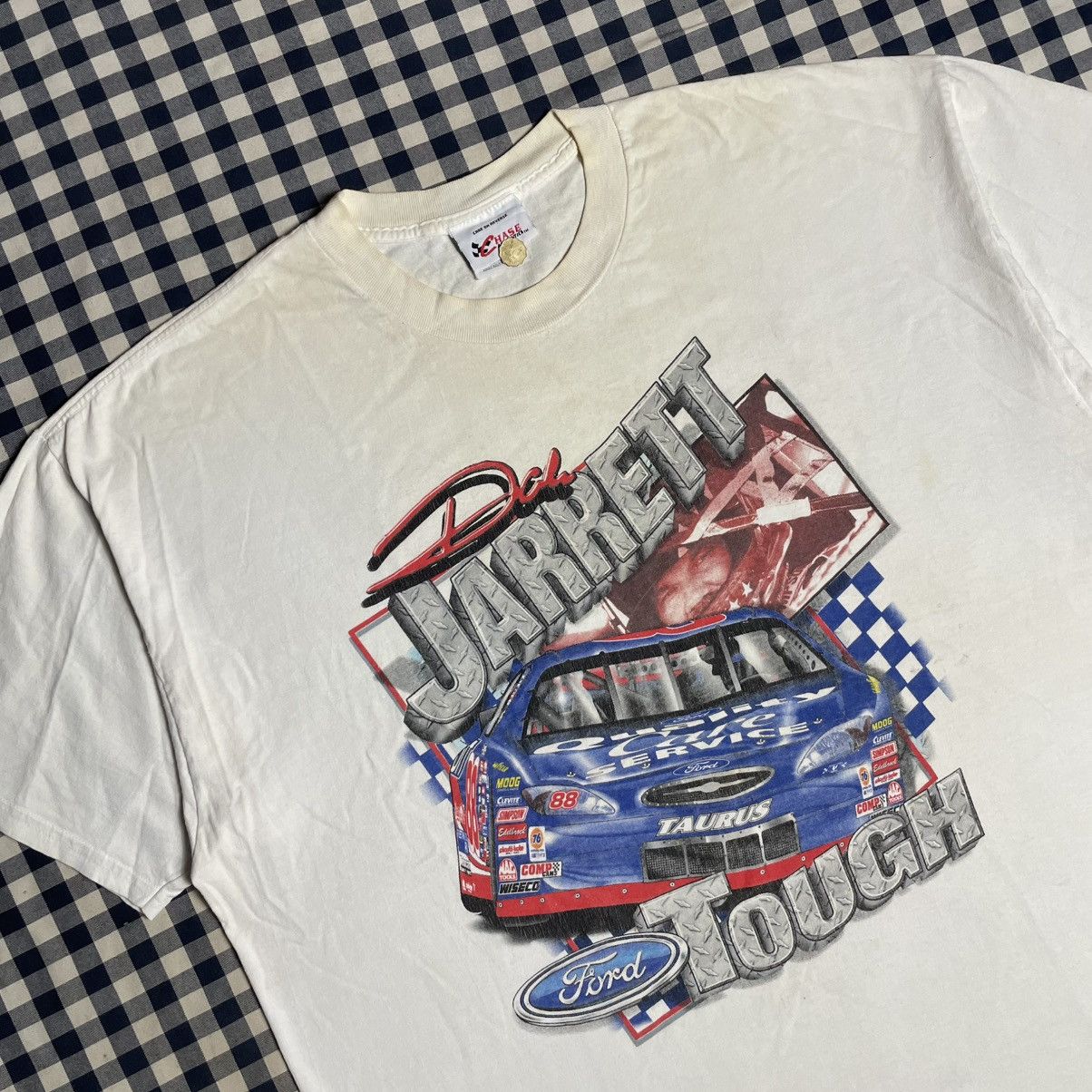 NASCAR Vintage NASCAR Ford Team Dale Jarrett & Robert Yates Racing Size US XXL / EU 58 / 5 - 2 Thumbnail