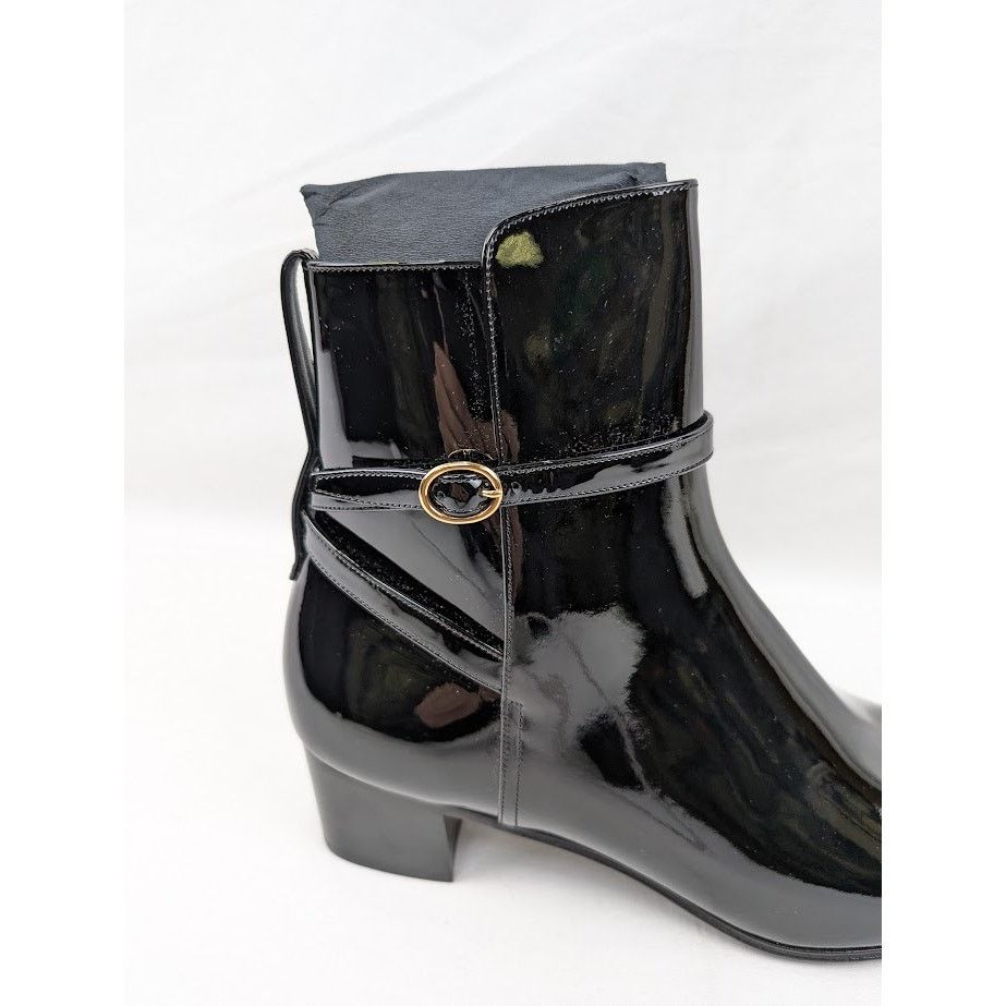 Saint Laurent Paris o1rshd1 Q:2 / Terry 45 Jodhpur Boots in Nero Size US 10 / EU 43 - 4 Thumbnail
