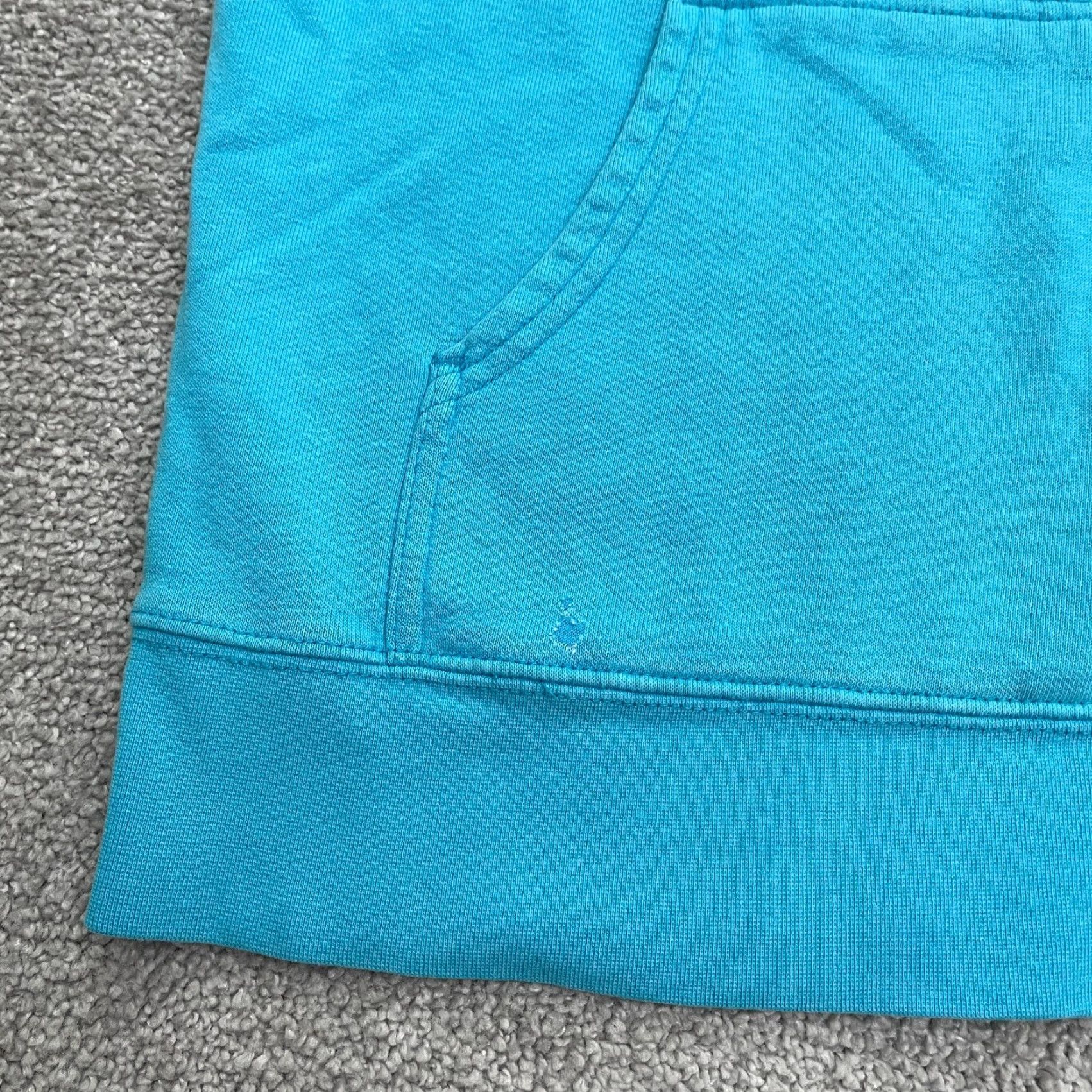 The North Face The North Face Hoodie Sweatshirt Womens Large Blue Graphic Fleece Pullover Size L / US 10 / IT 46 - 4 Thumbnail