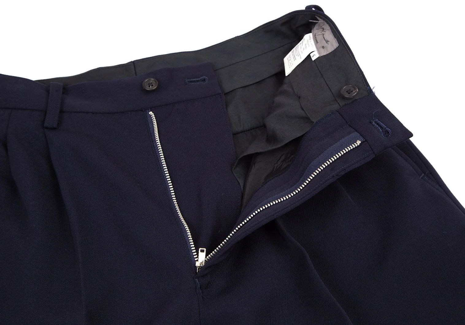 Yohji Yamamoto Yohji Yamamoto Wool Gabardine Two-Tuck Pants Size US 30 / EU 46 - 4 Thumbnail
