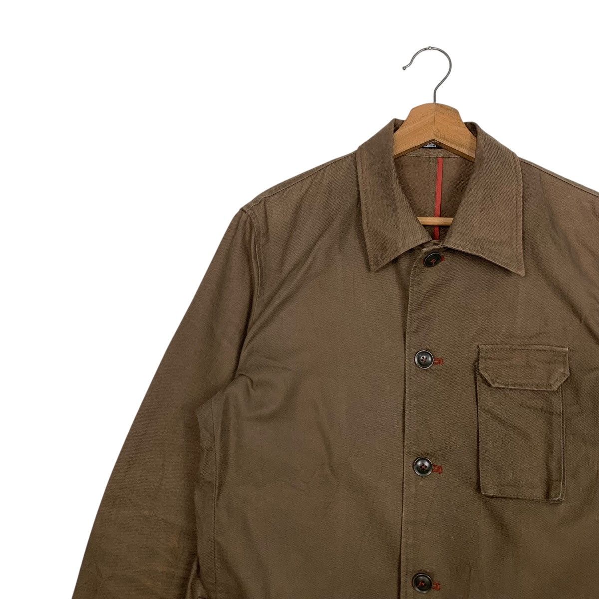 Tornado Mart TORNADO MART Dark Brown Chore Coat Jacket #2763-C125 Size US M / EU 48-50 / 2 - 3 Thumbnail
