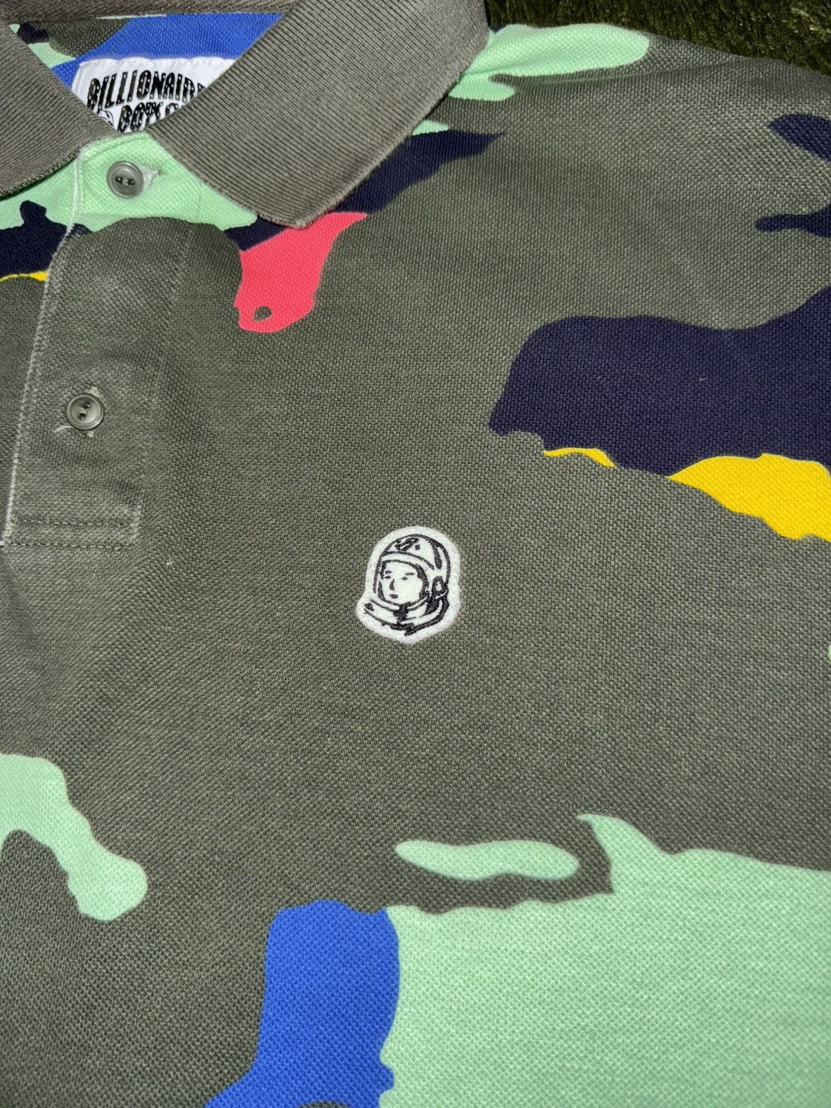 Billionaire Boys Club [XL] Billionaire Boys Club Color Camo Polo T-Shirt Green Size US XL / EU 56 / 4 - 3 Thumbnail