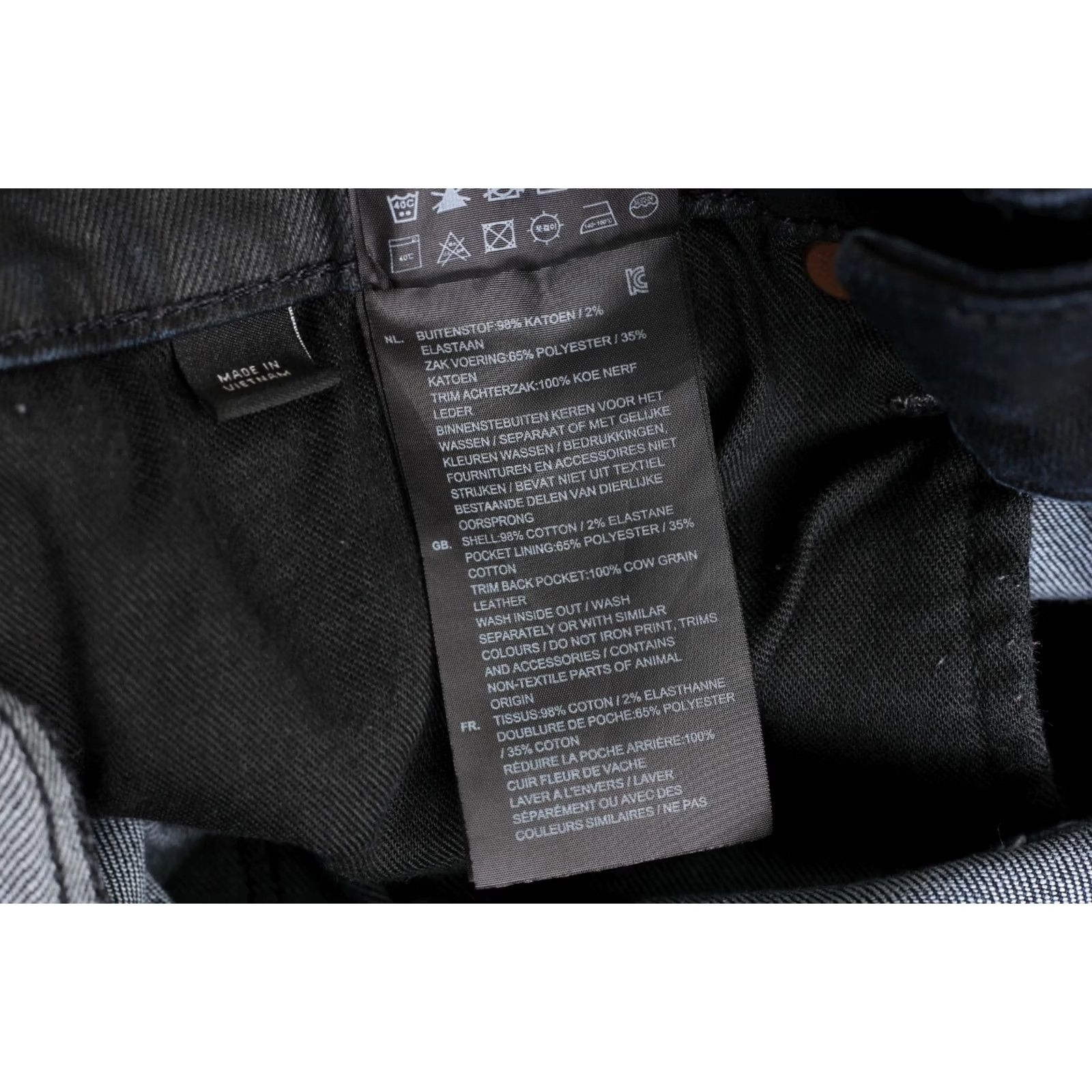 G-Star G-STAR REVEND SUPER SLIM Jeans Men W31 L32 DZ1273 Dark Blue Denim Stretch Skinny 31 Inseam Size US 31 - 8 Thumbnail
