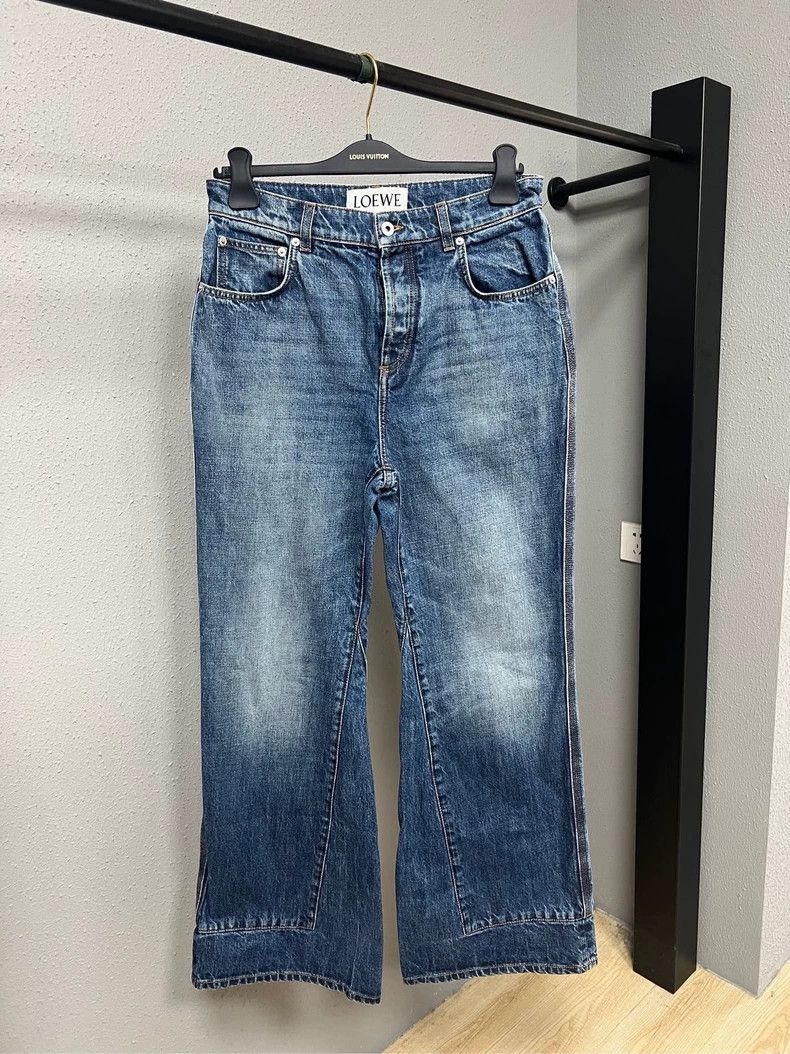 Loewe Loewe Blue Denim Jeans with Wear - dmc Size US 31 - 1 Thumbnail