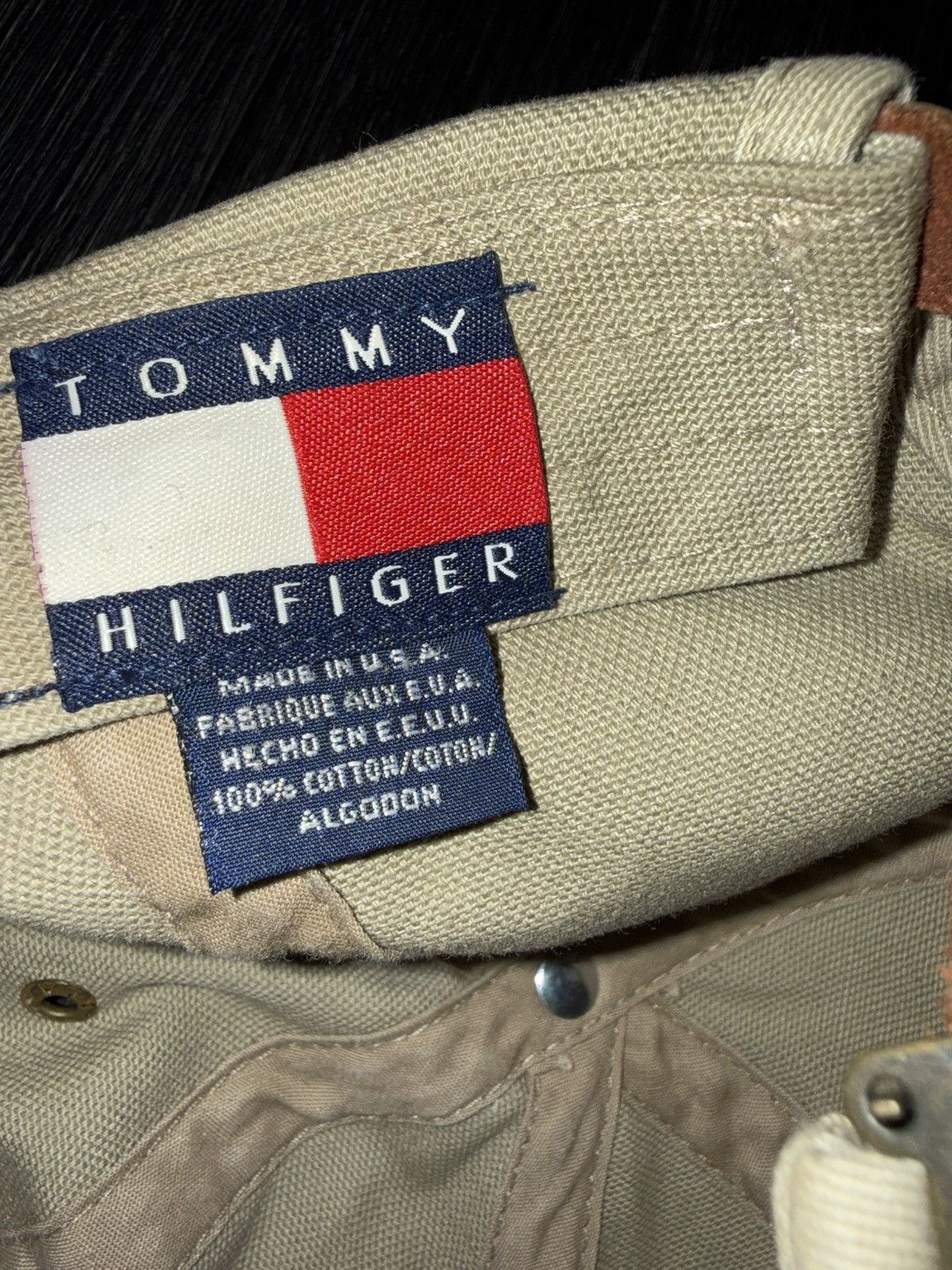 Tommy Hilfiger Vintage Tommy Hilfiger Field Reporter Canvas Strapback Hat Size ONE SIZE - 5 Thumbnail