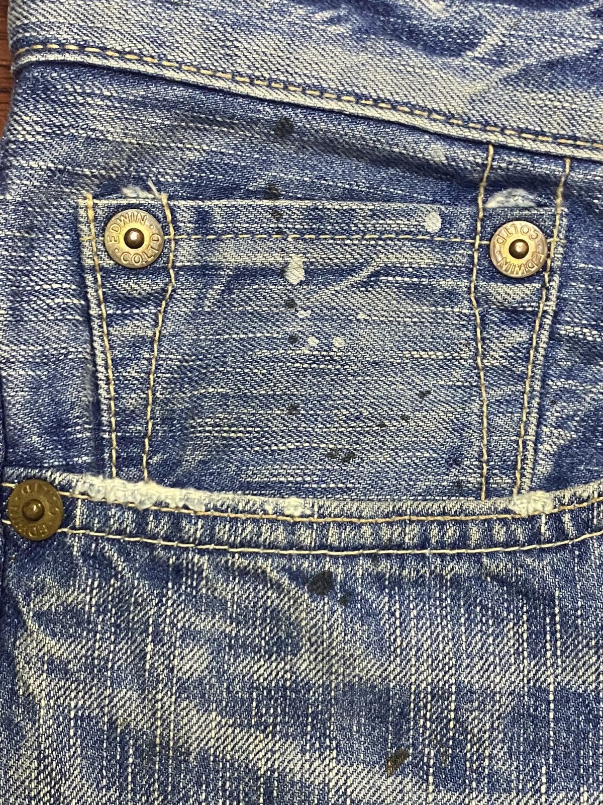 Japanese Brand Vintage Japanese Brand Edwin Blue Trip Flare Jeans Size US 37 - 10 Thumbnail