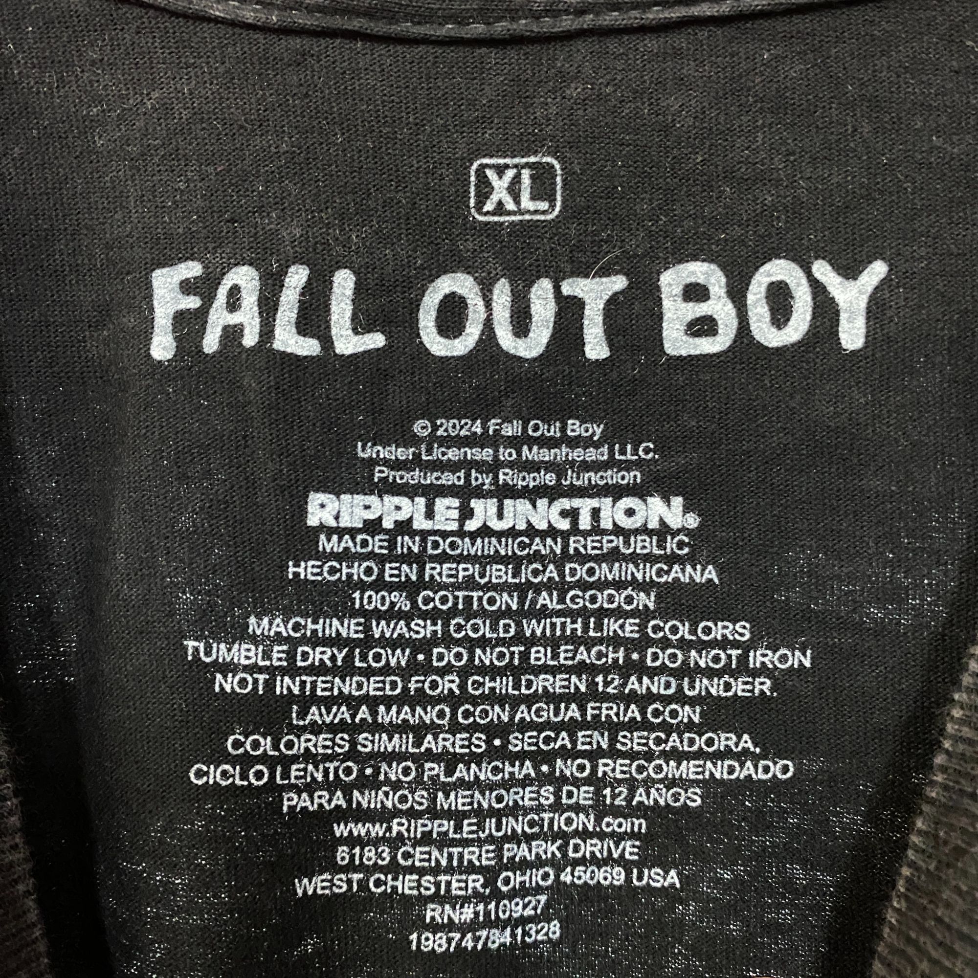 Ripple Junction Fallout Boy So Much For Stardust Album Rock Band T-Shirt XL Size US XL / EU 56 / 4 - 5 Thumbnail