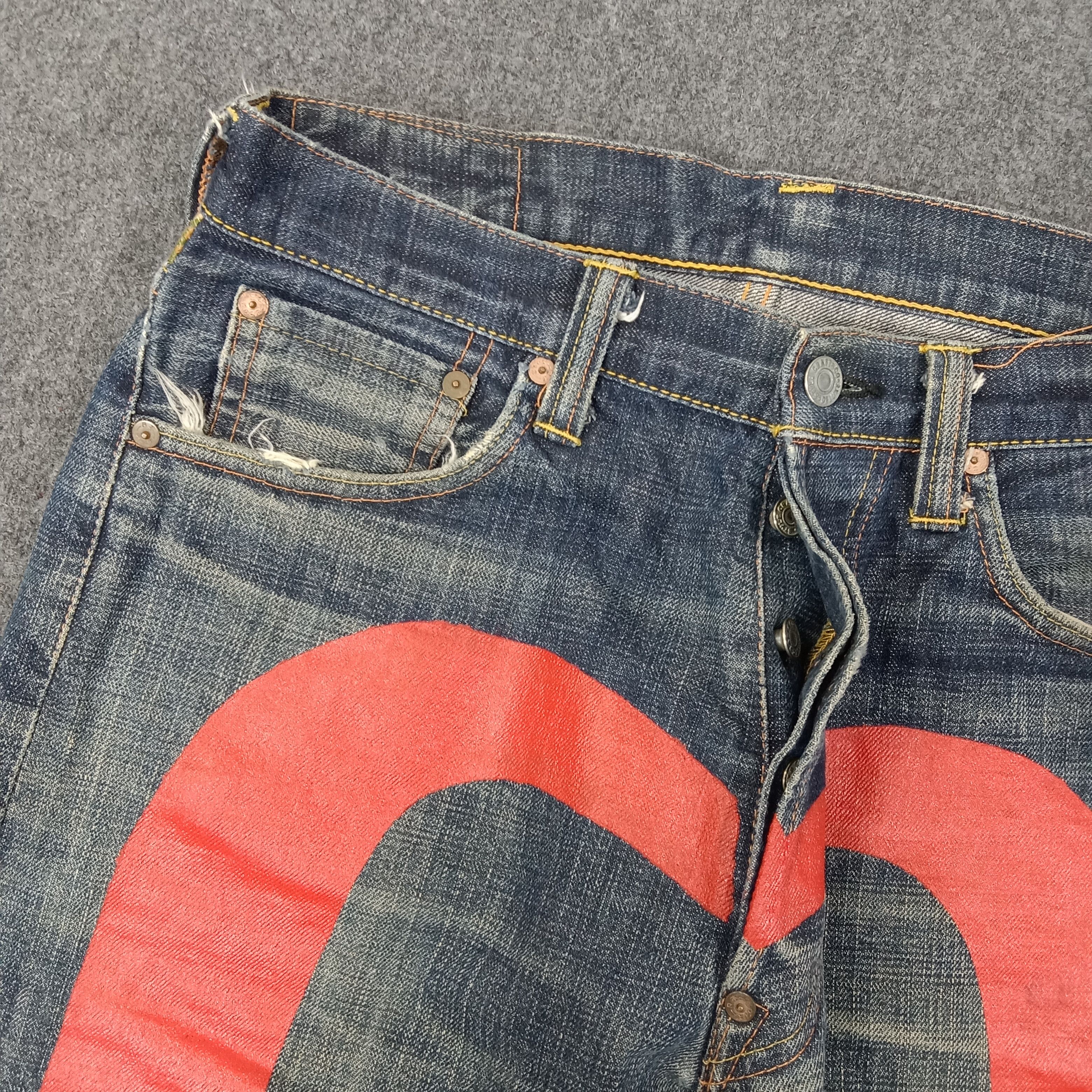 Evisu Evisu Japanese Brand Daicock Custom Art Denim Jeans Size US 30 / EU 46 - 3 Thumbnail