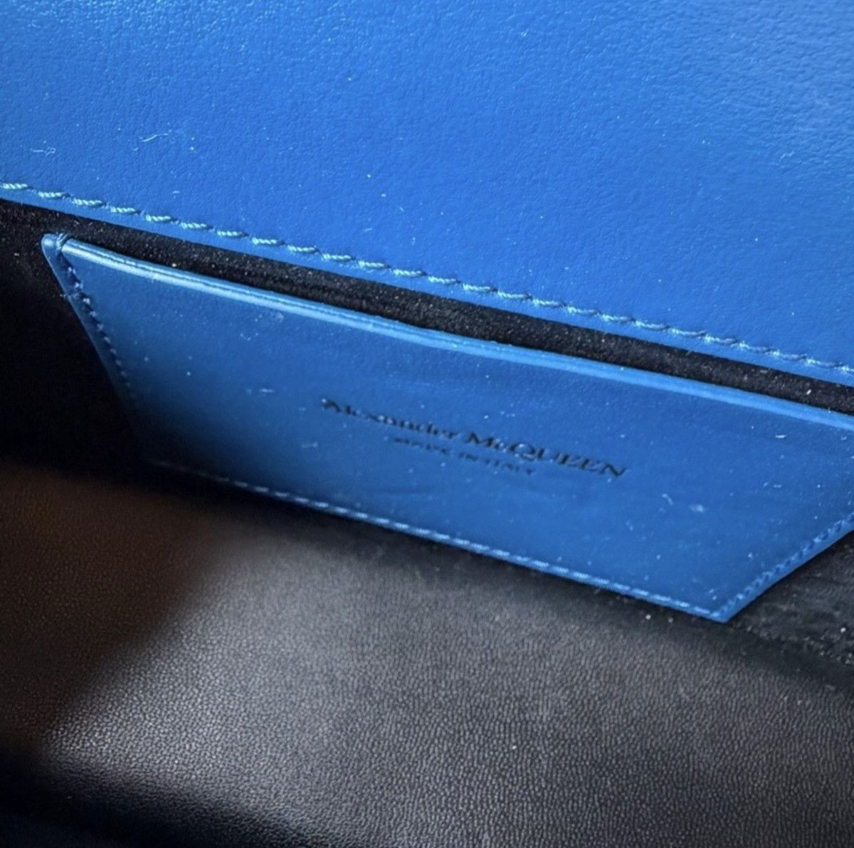 Alexander McQueen ALEXANDER MCQUEEN The Knuckle Satchel In Celestial Blue Size ONE SIZE - 5 Thumbnail
