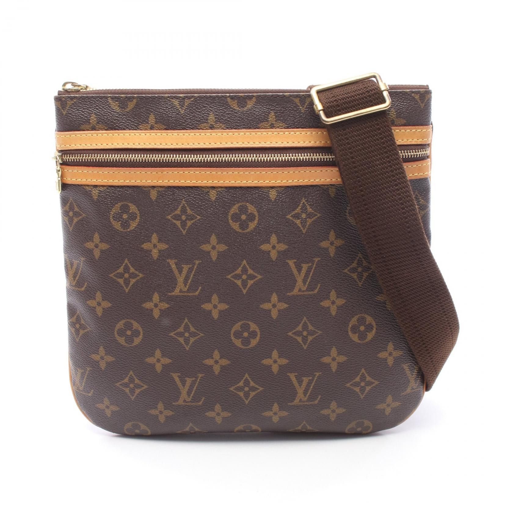 Louis Vuitton Louis Vuitton Louis Vuitton Pochette Bosphore Monogram shoulder bag Textile Shoulder Bag M40044 DUTY FREE for USA Size ONE SIZE - 1 Thumbnail