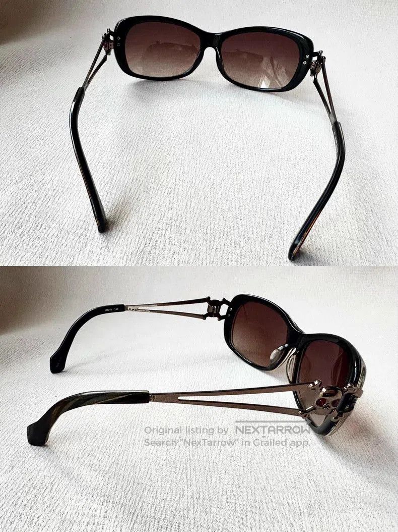 Vivienne Westwood Vivienne Westwood Gun Black Saturn Skull Sunglasses Size ONE SIZE - 5 Thumbnail