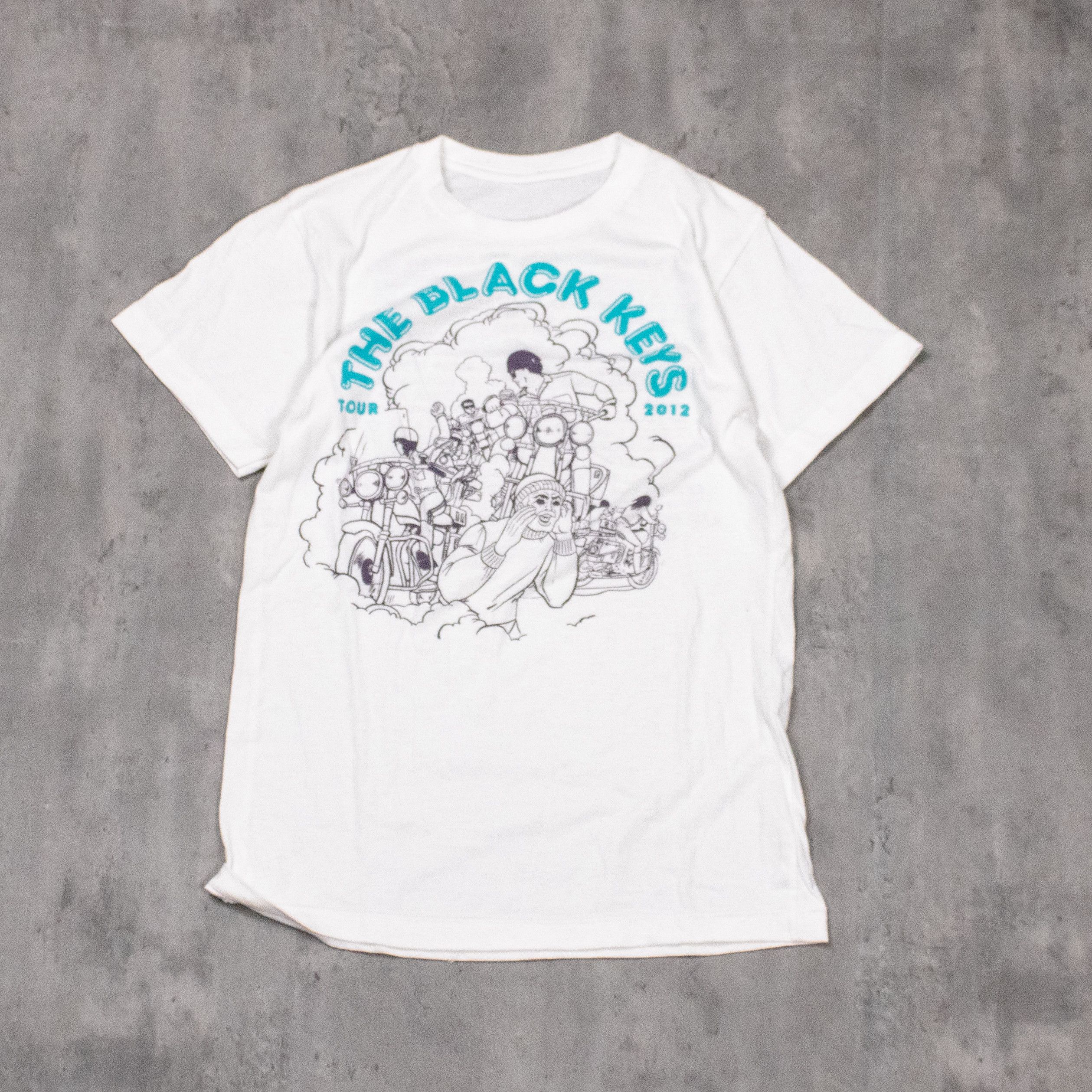 Band Tees × Japanese Brand × Vintage Y2K 2012 The Black Keys El Camino Tour White T-Shirt Size US S / EU 44-46 / 1 - 3 Thumbnail
