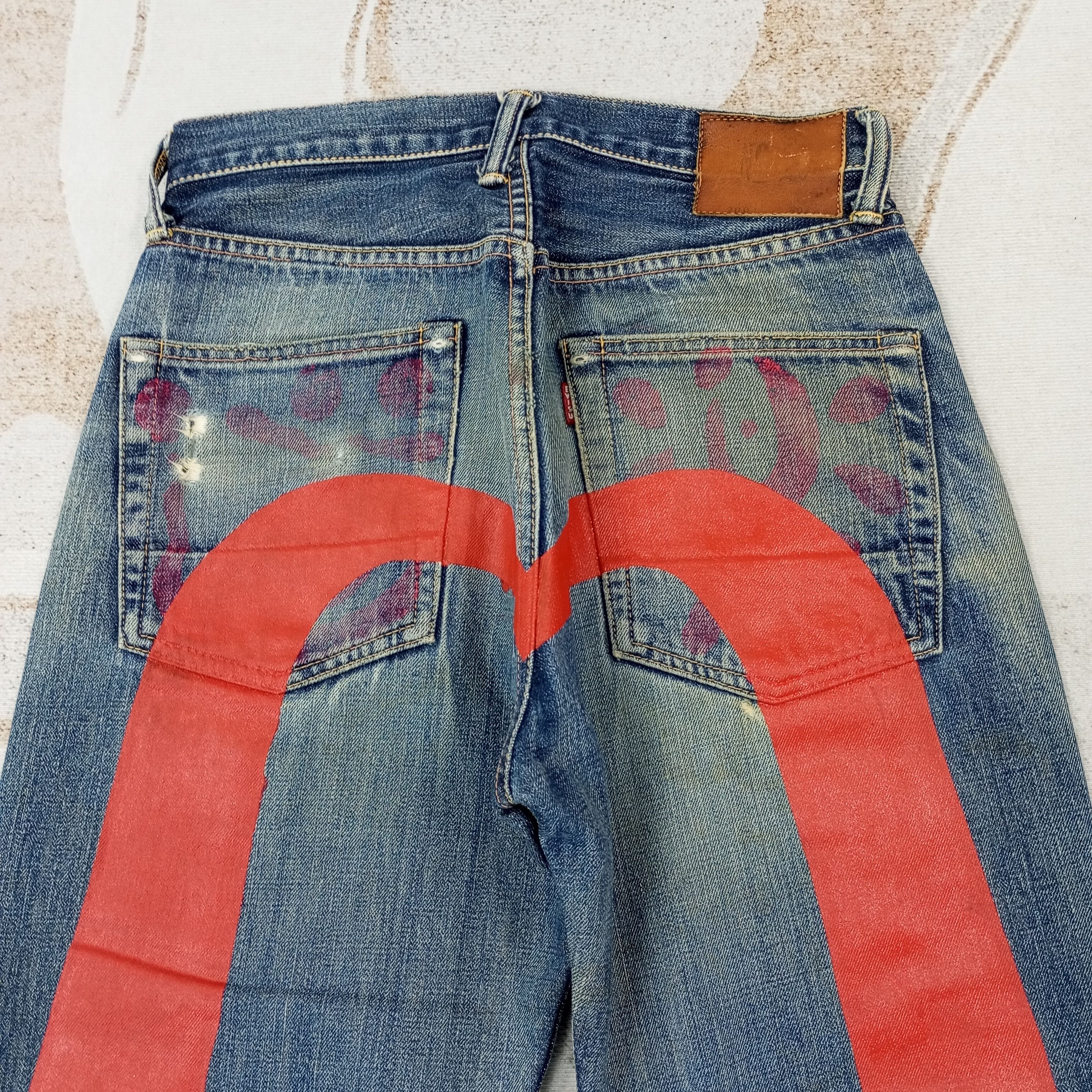 Evisu Evisu Japanese Brand Custom Daicock Jeans c235n5 Size US 27 - 2 Thumbnail