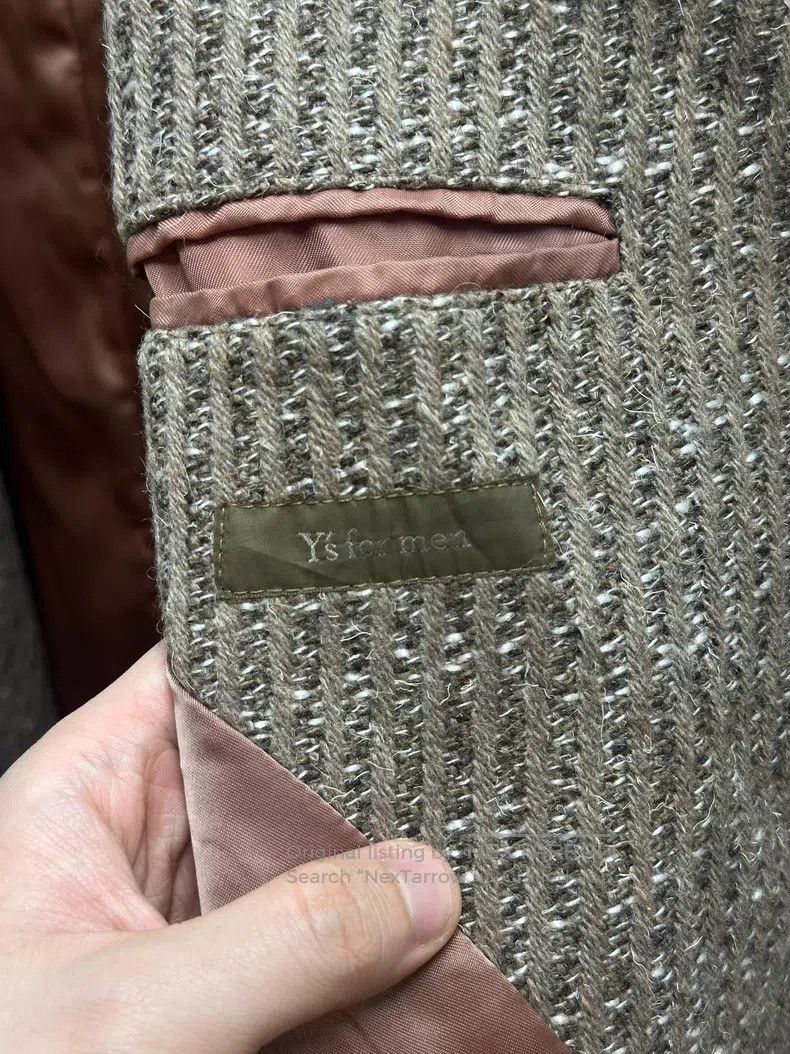 Yohji Yamamoto YOHJI YAMAMOTO Gold Threaded Coat Size US L / EU 52-54 / 3 - 5 Thumbnail