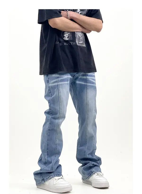 VIBE fade flared hiphop grunge jeans Size US 32 / EU 48 - 4 Thumbnail