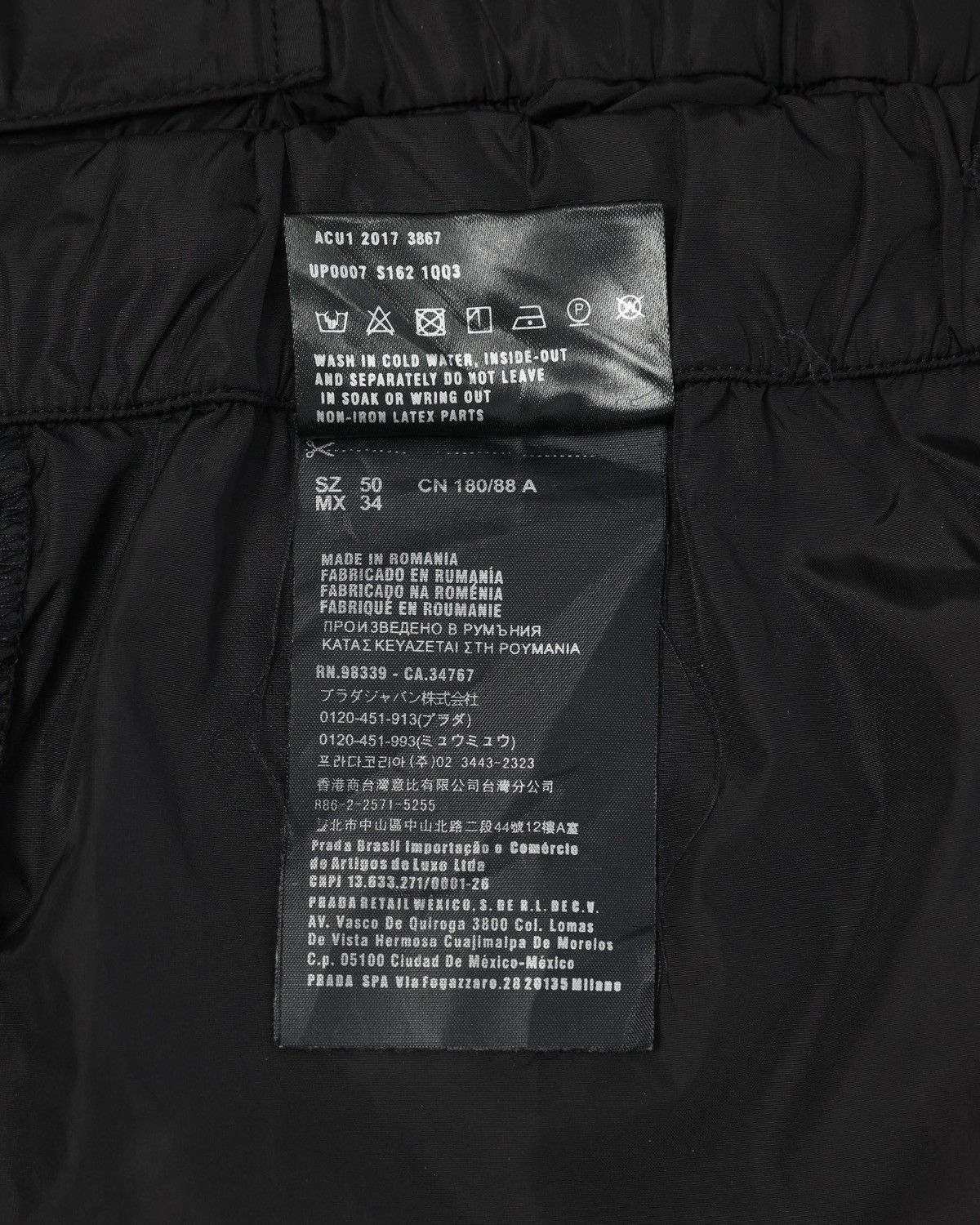 Prada PRADA nylon gabardine track pants Size US 30 / EU 46 - 7 Thumbnail