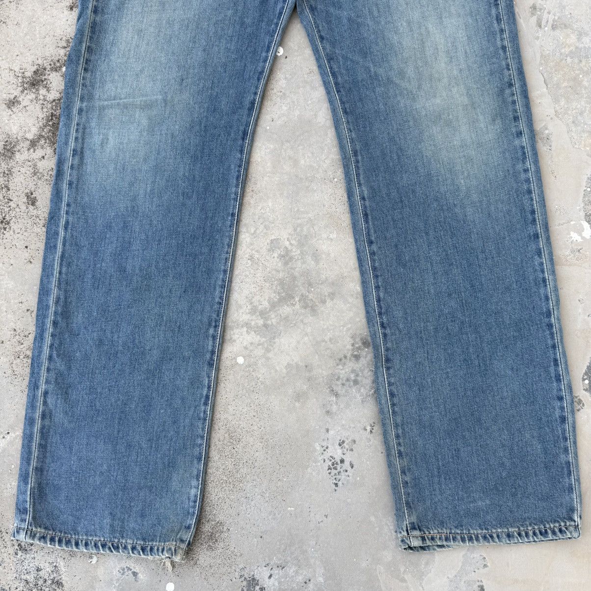 Edwin Vintage Edwin Faded Blue Denim Jean Pants W35 Size US 35 - 3 Thumbnail