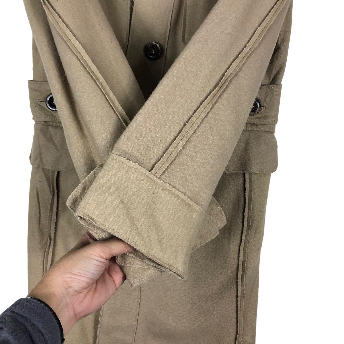 Adolfo Dominguez 🔥Vintage Biker Jacket Robed Adolfo Dominguez Double Breast Size US M / EU 48-50 / 2 - 15 Thumbnail