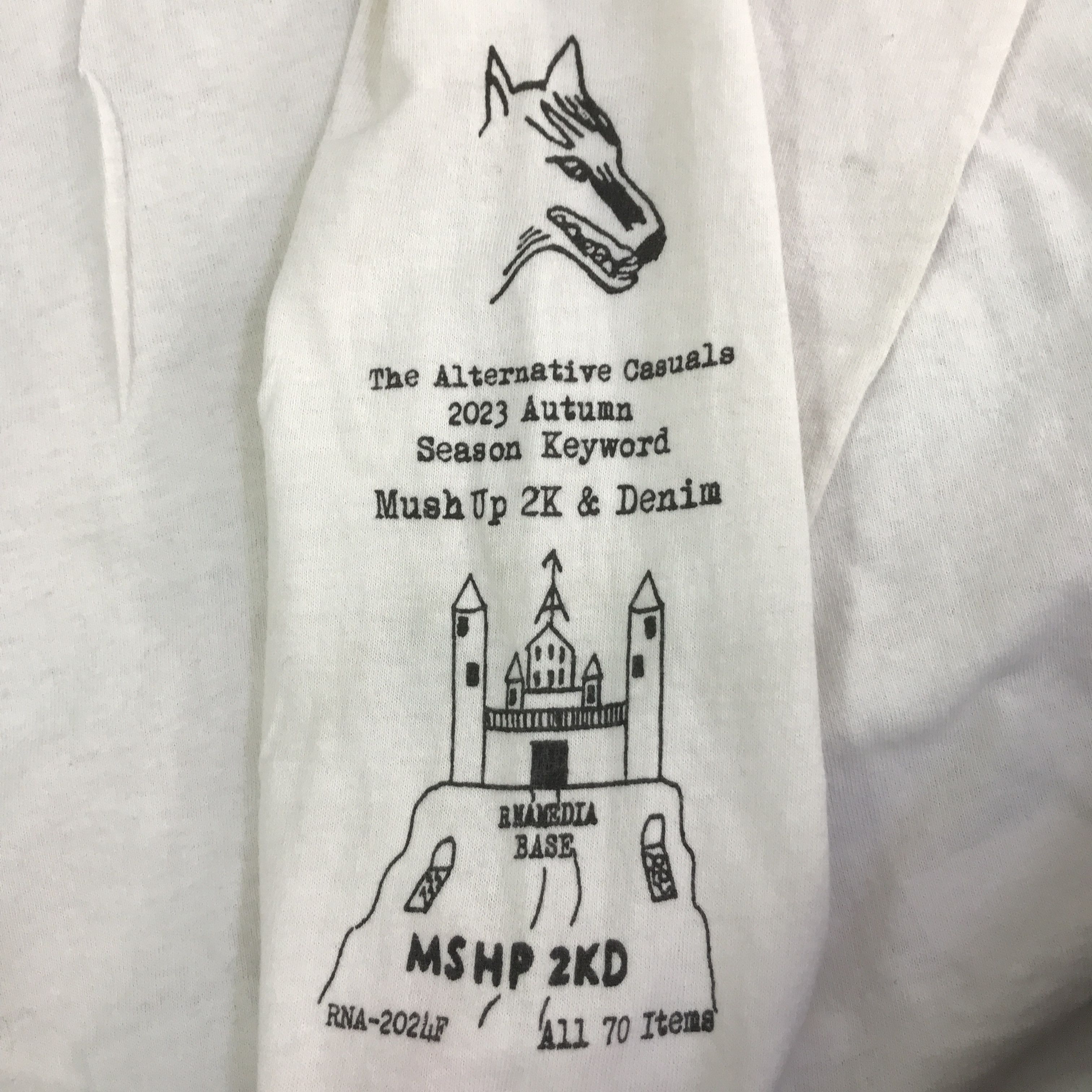 Japanese Brand RNA 1984 JAPAN LONG SLEEVE T-SHIRT K117B4 Size US L / EU 52-54 / 3 - 10 Thumbnail