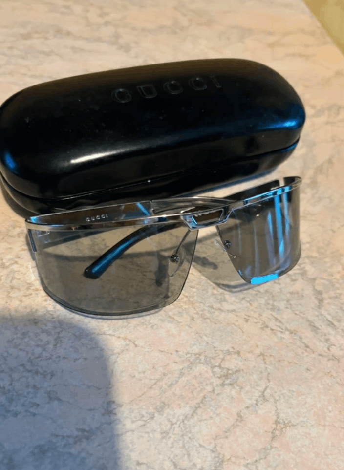 Gucci GUCCI Sunglasses Shield Rimless Wrap GG Vintage Size ONE SIZE - 1 Thumbnail